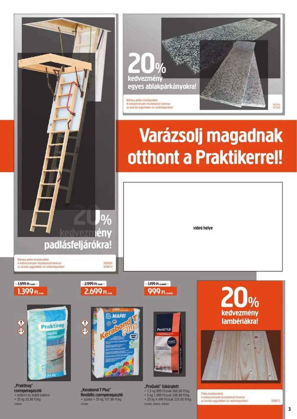 Praktiker akciós újság 01.13–01.24 – 3. oldal
