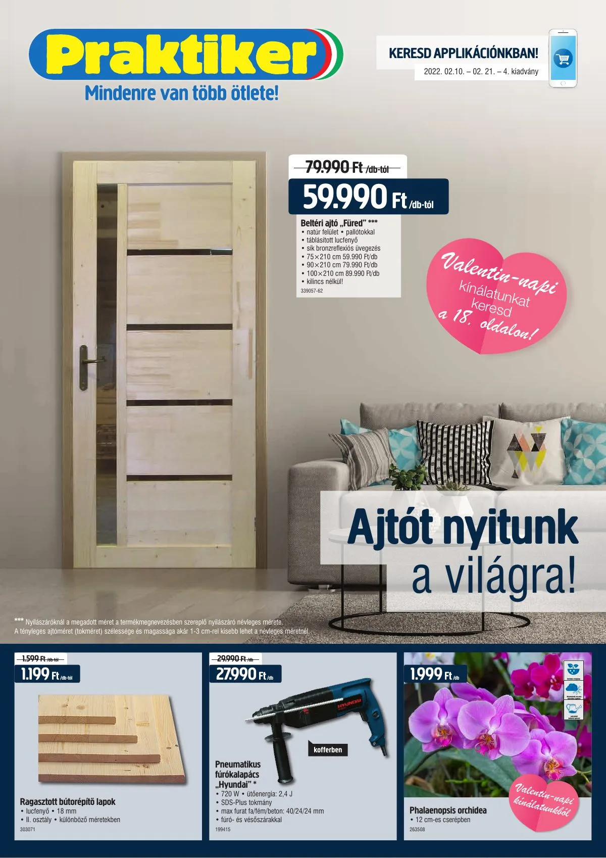 Praktiker akciós újság 02.10–02.21