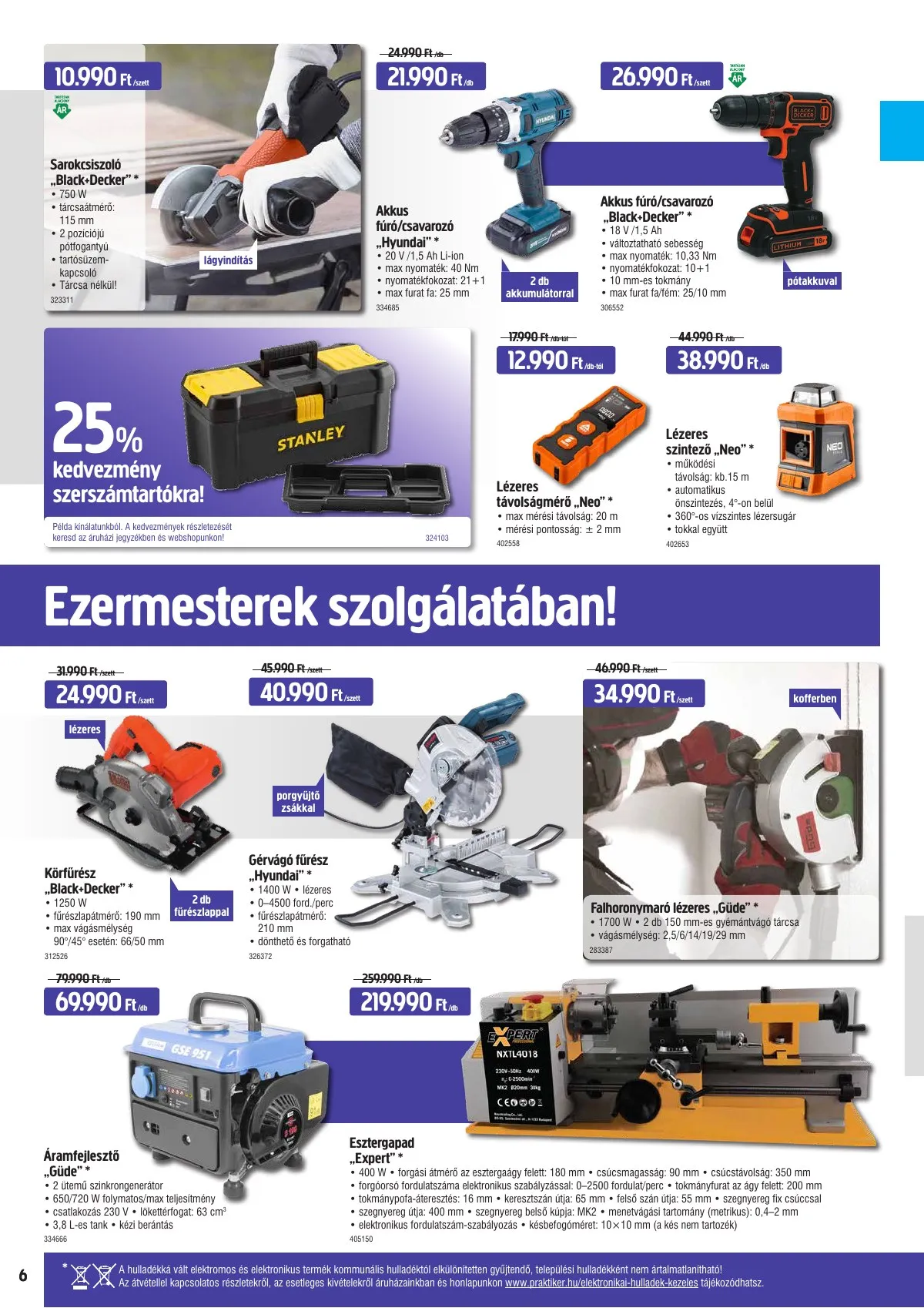 Praktiker akciós újság 02.10–02.21 – 6. oldal