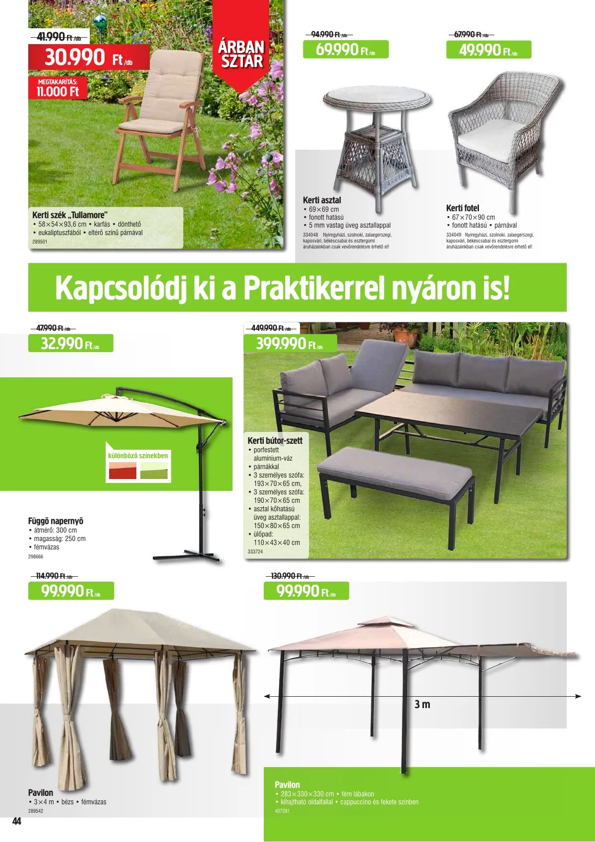 Praktiker akciós újság 04.07–04.18 – 44. oldal