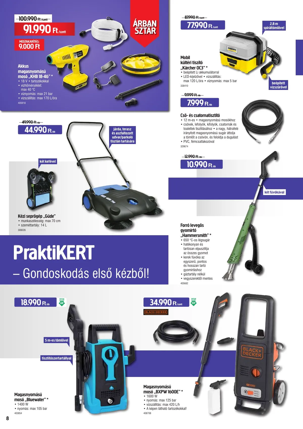 Praktiker akciós újság 04.07–04.18 – 8. oldal