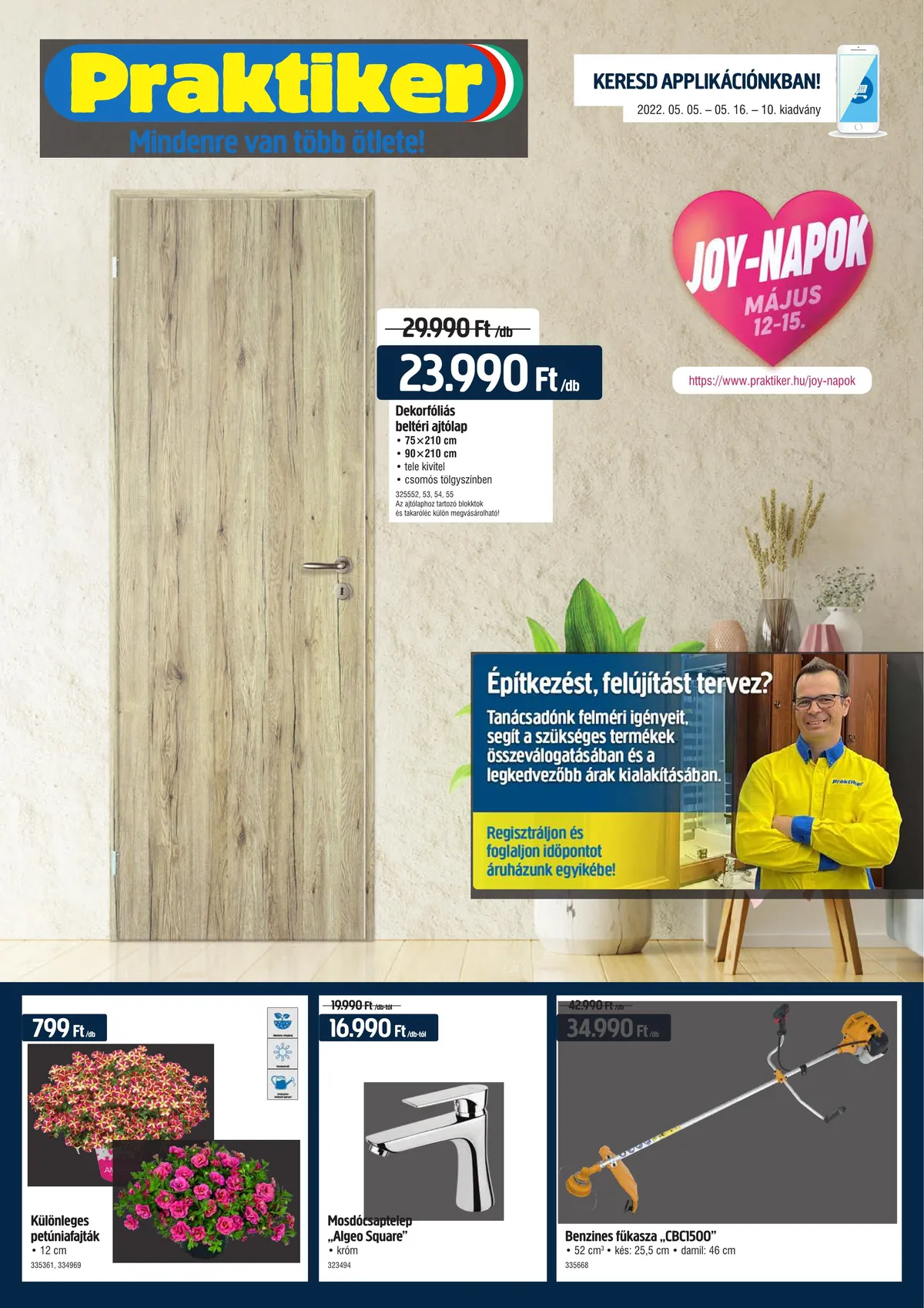 Praktiker akciós újság 05.05–05.16