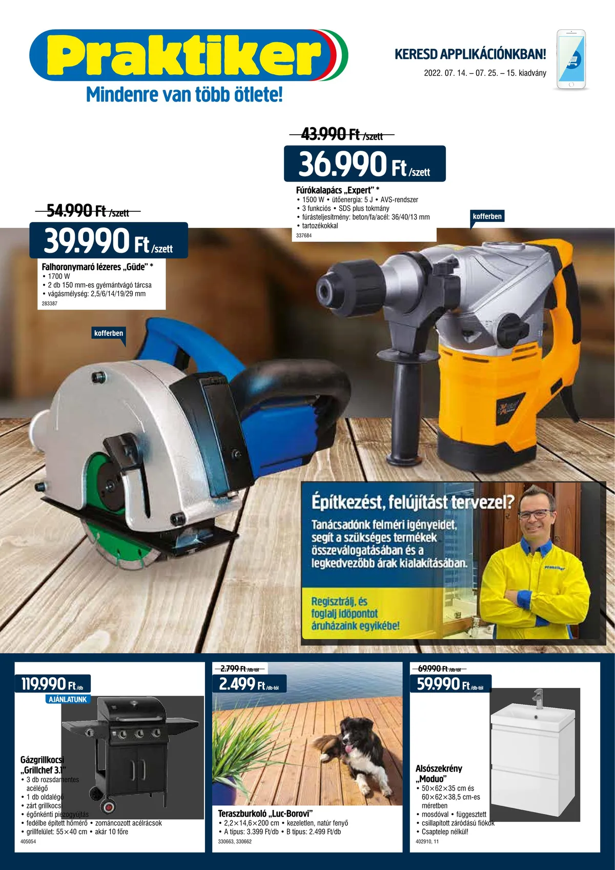 Praktiker akciós újság 07.14–07.25
