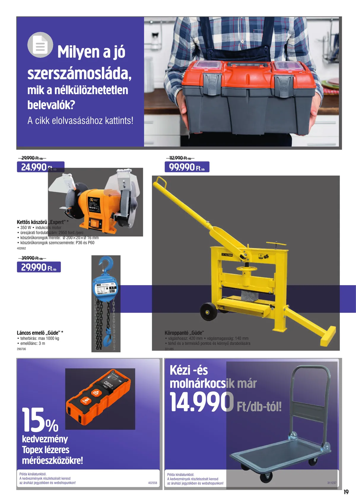 Praktiker akciós újság 08.25–09.05 – 19. oldal