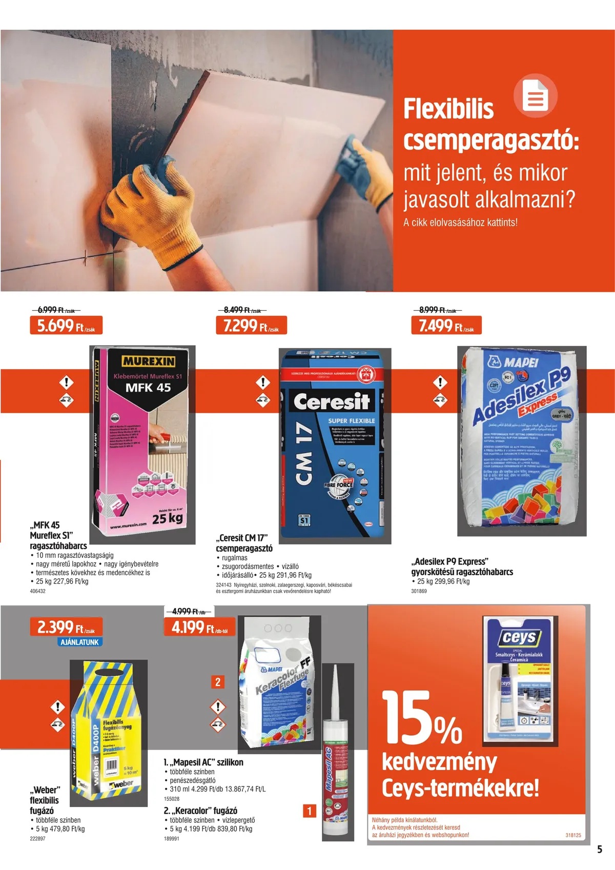 Praktiker akciós újság 09.22–10.03 – 5. oldal
