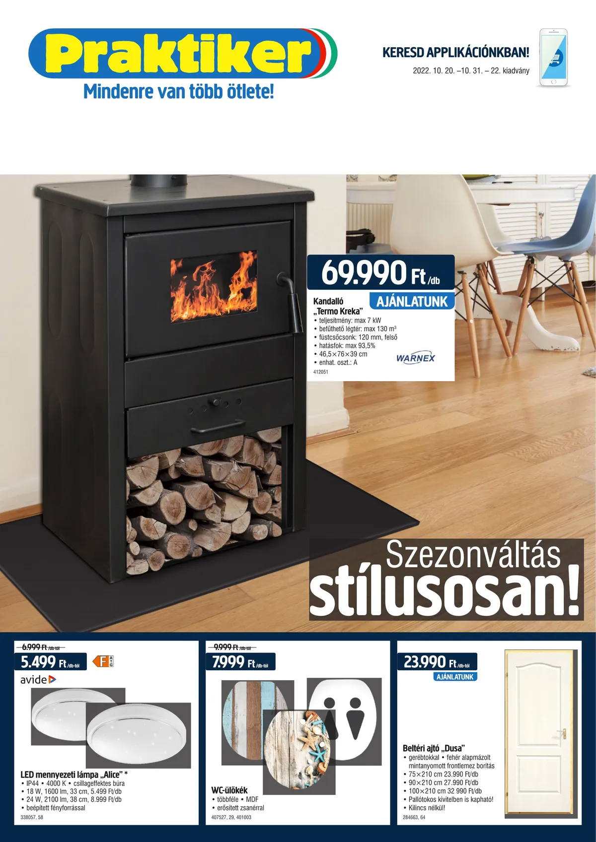 Praktiker akciós újság 10.20–10.31