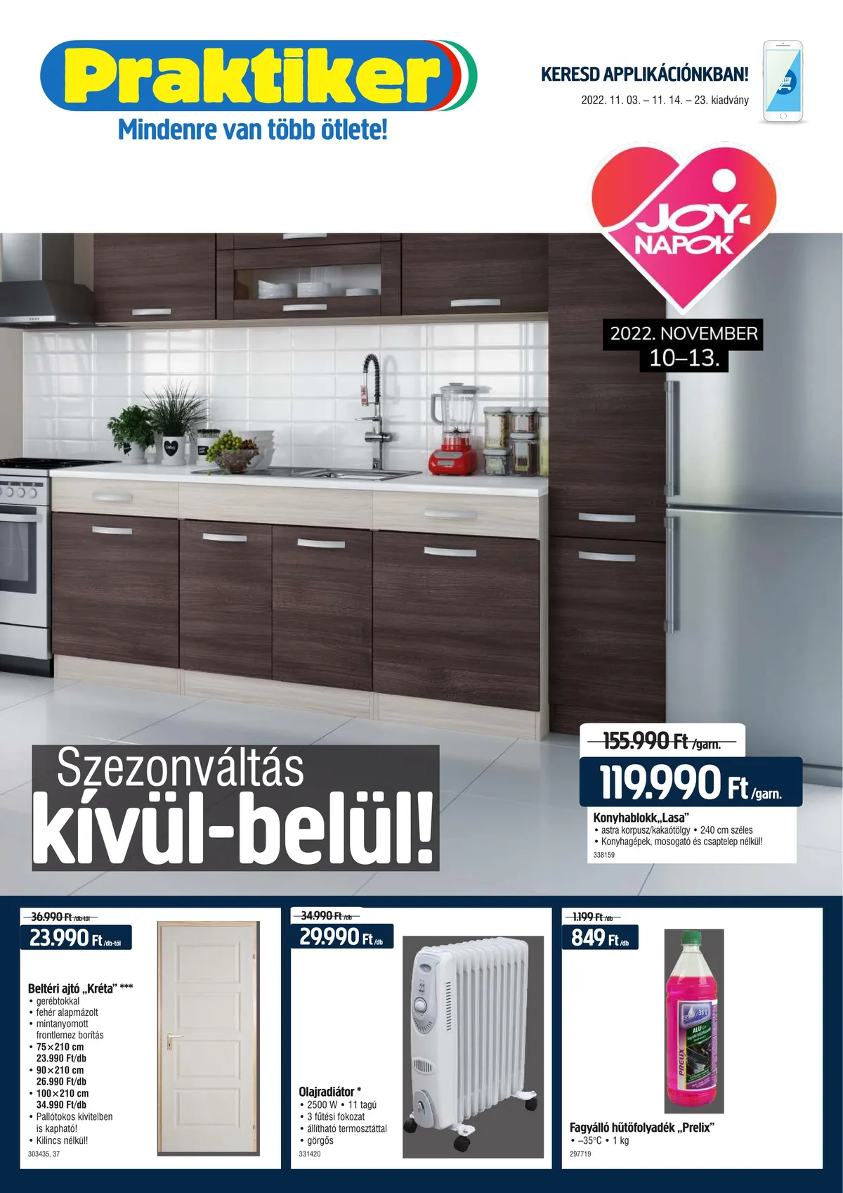 Praktiker akciós újság 11.03–11.14