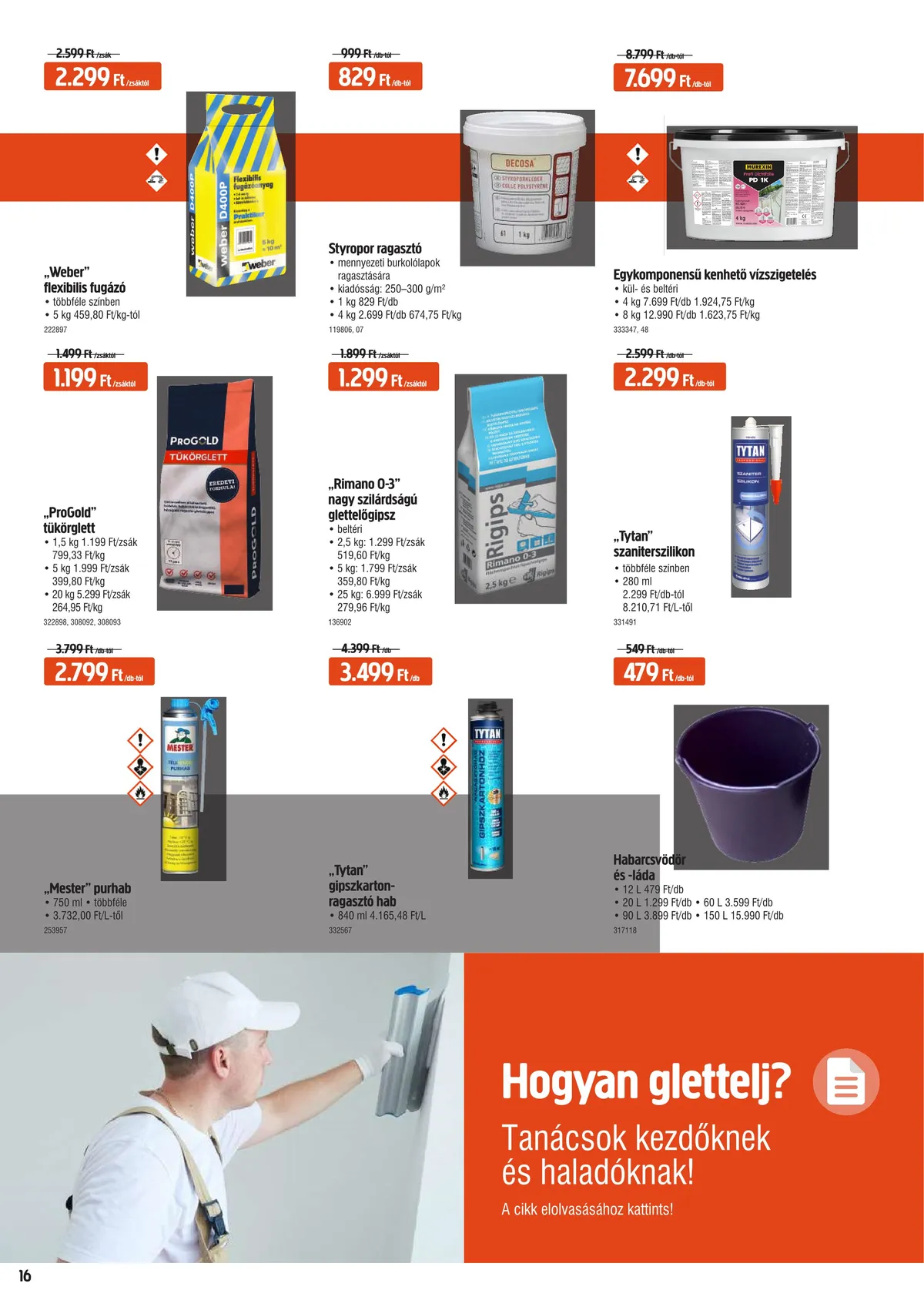Praktiker akciós újság 11.03–11.14 – 16. oldal