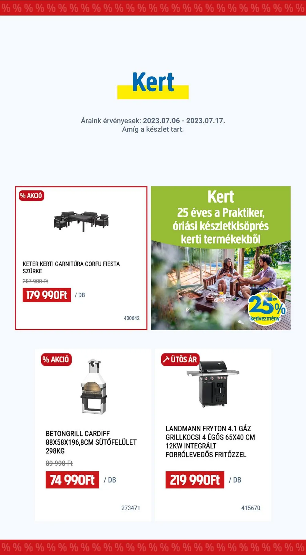 Praktiker akciós újság 07.06–07.17 – 10. oldal
