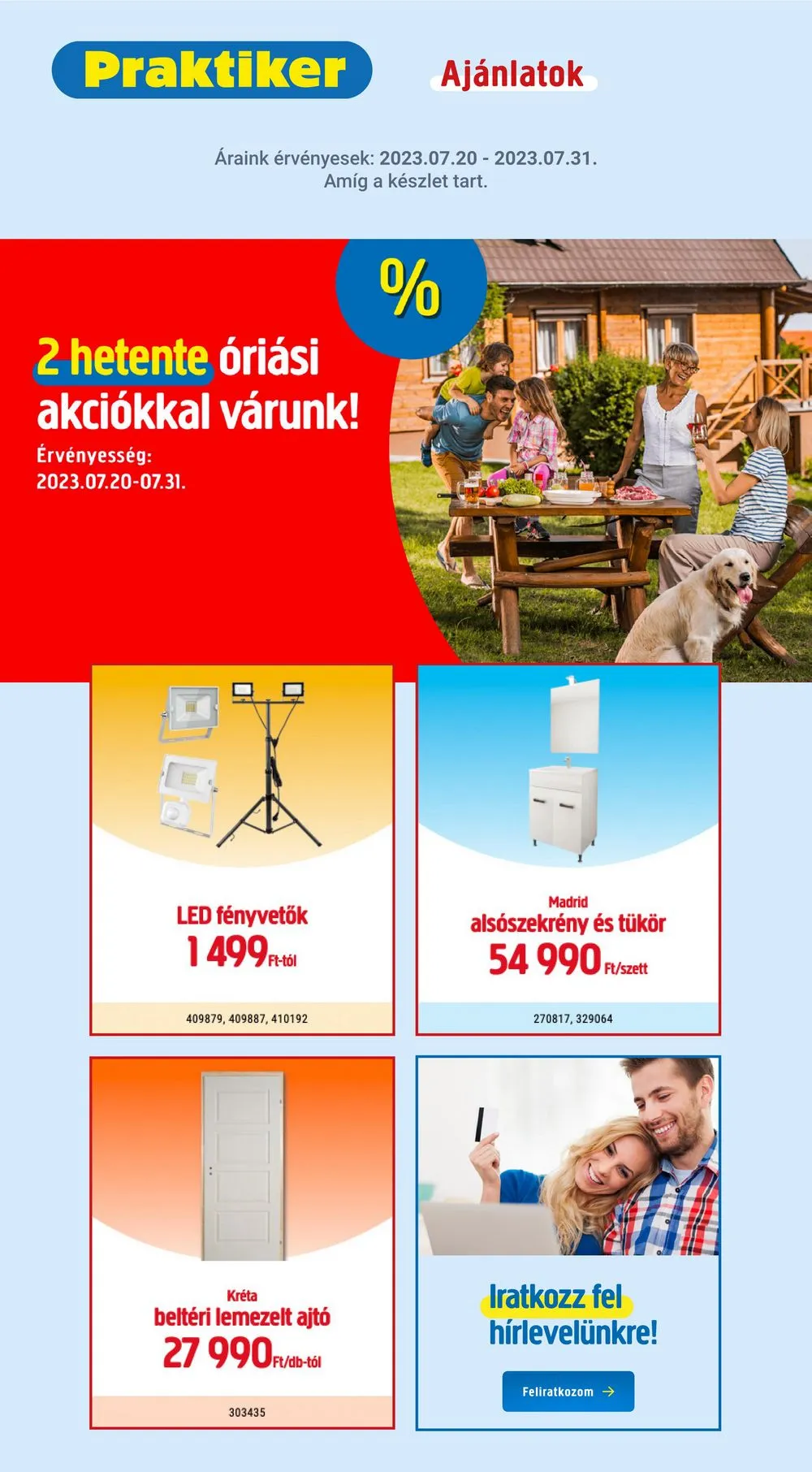 Praktiker akciós újság 07.20–07.31