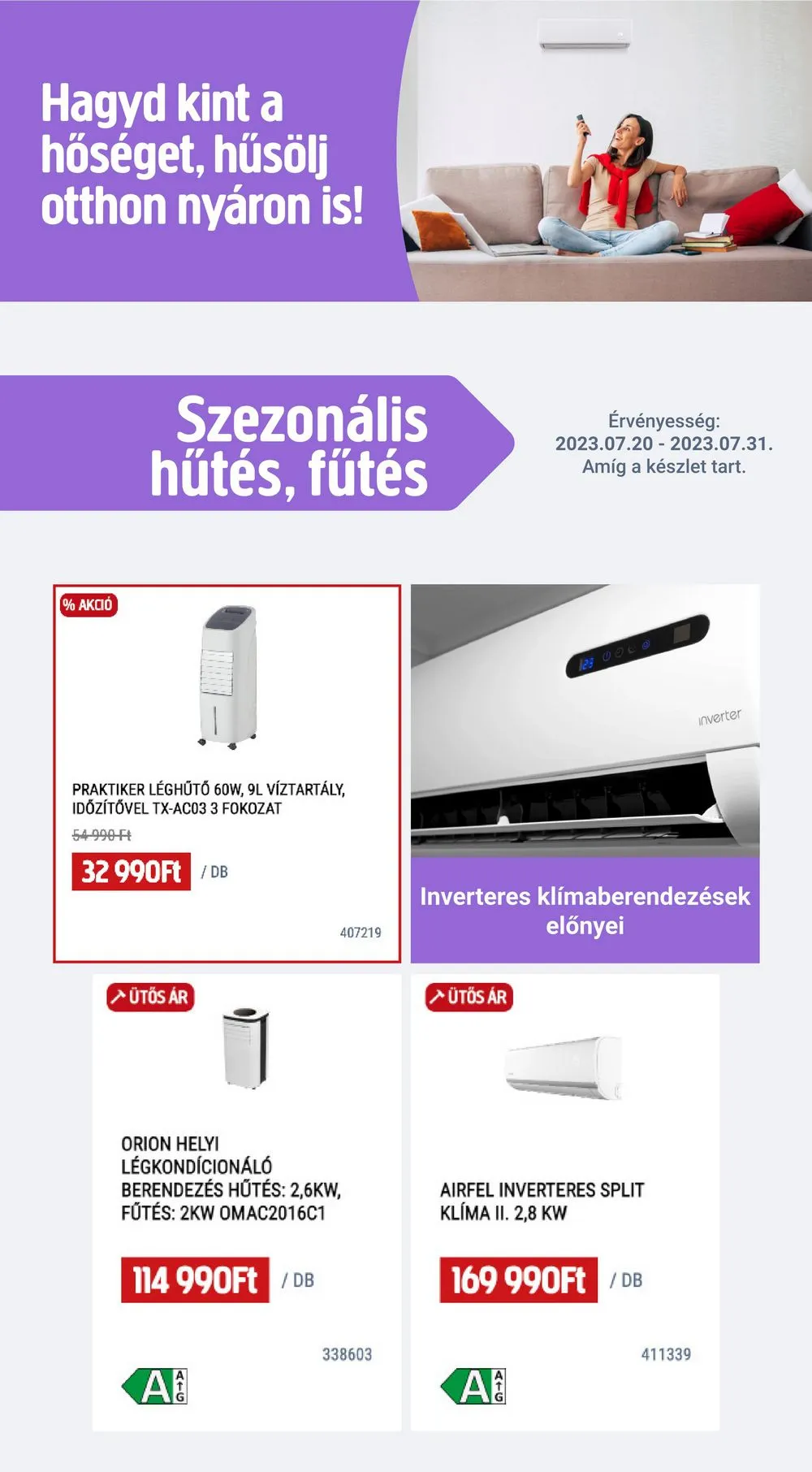 Praktiker akciós újság 07.20–07.31 – 18. oldal