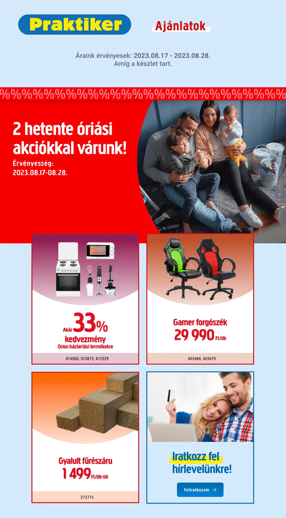 Praktiker akciós újság 08.17–08.28