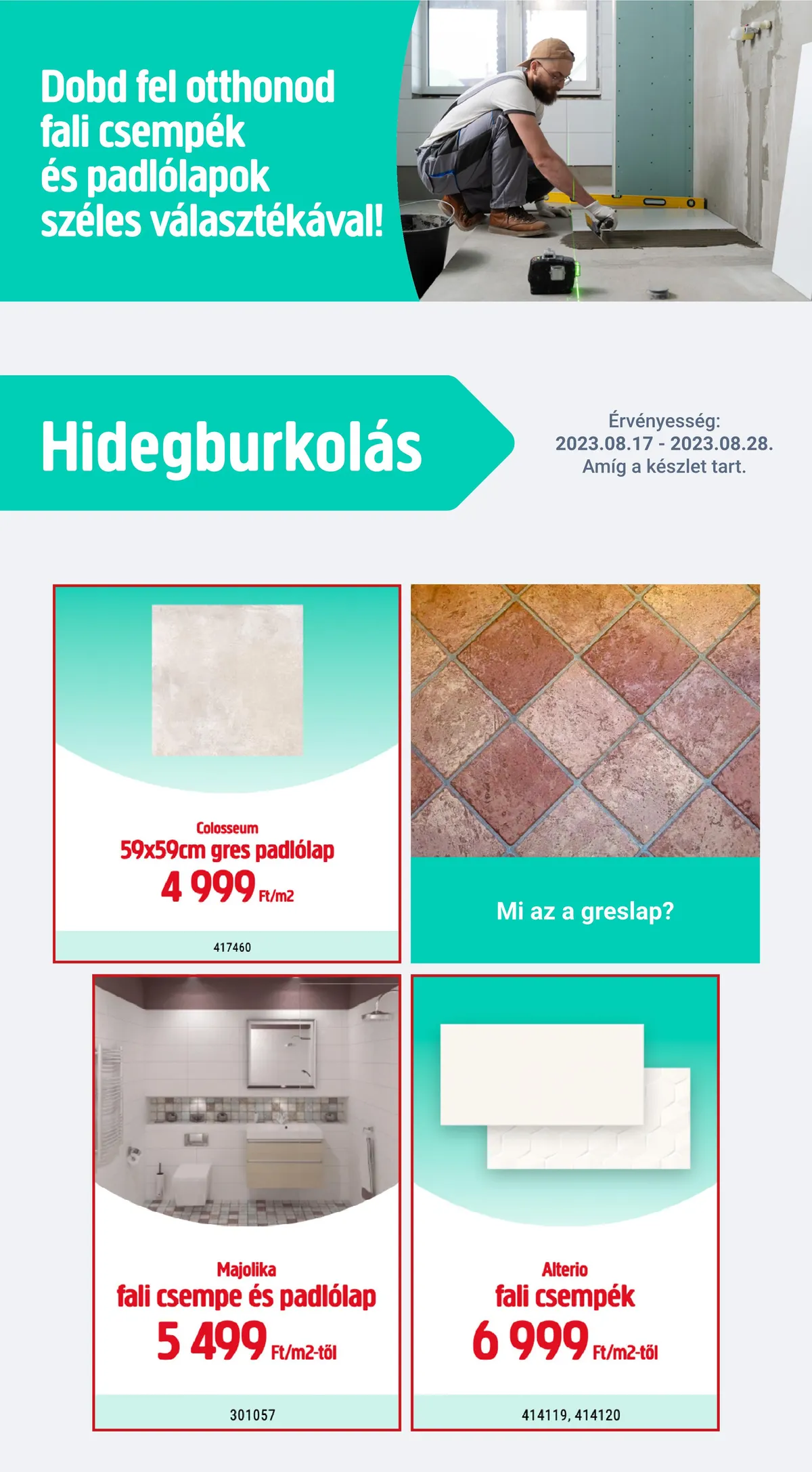 Praktiker akciós újság 08.17–08.28 – 10. oldal