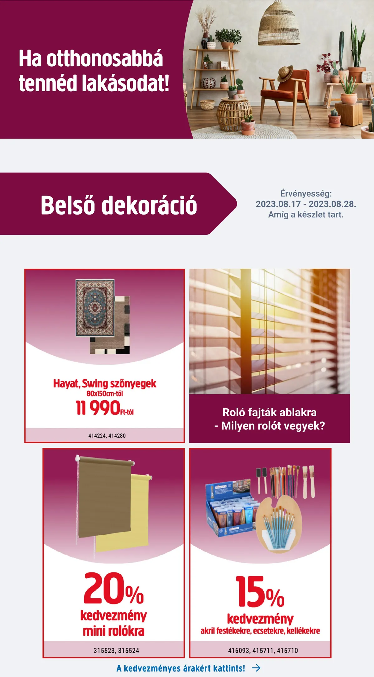 Praktiker akciós újság 08.17–08.28 – 23. oldal