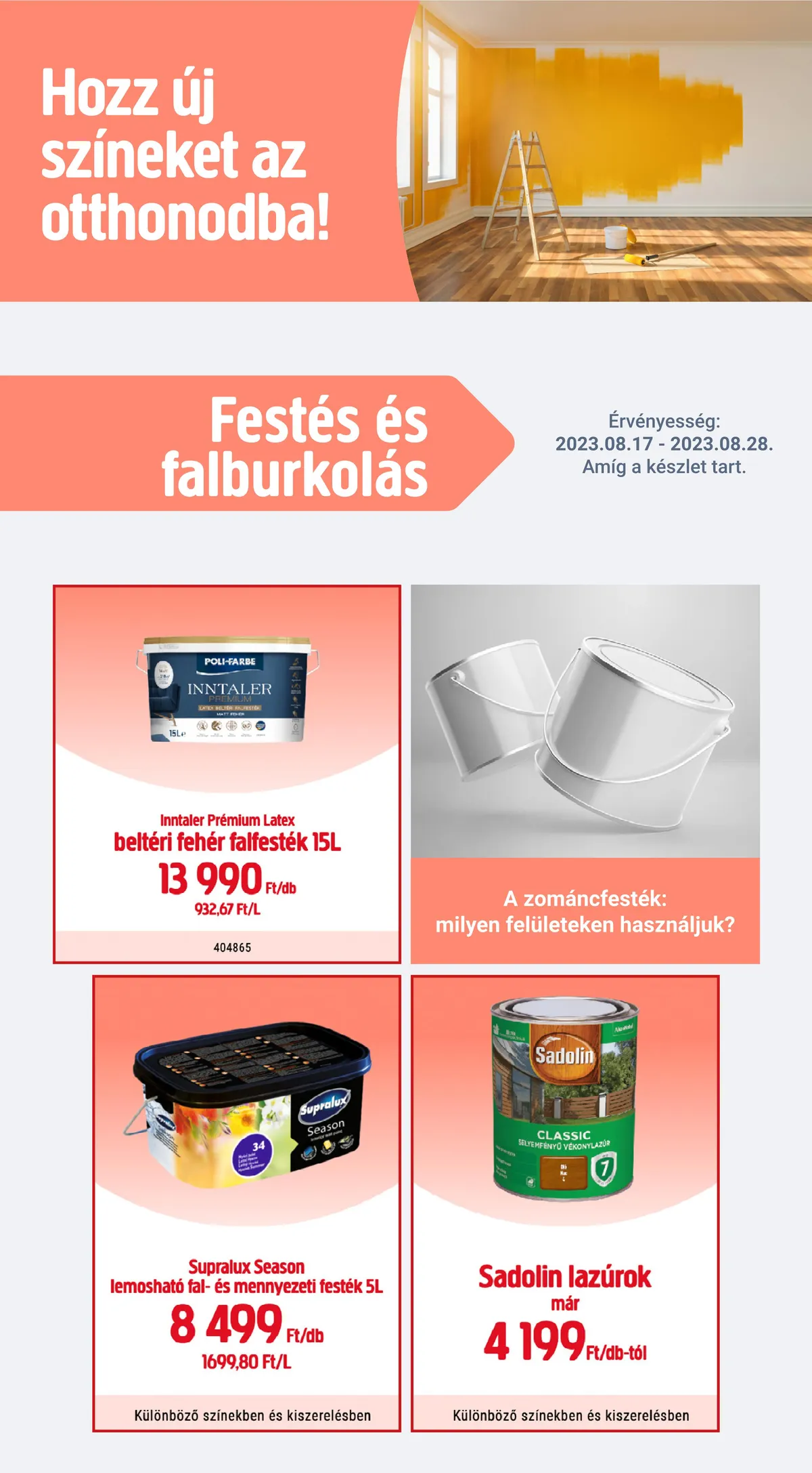 Praktiker akciós újság 08.17–08.28 – 4. oldal