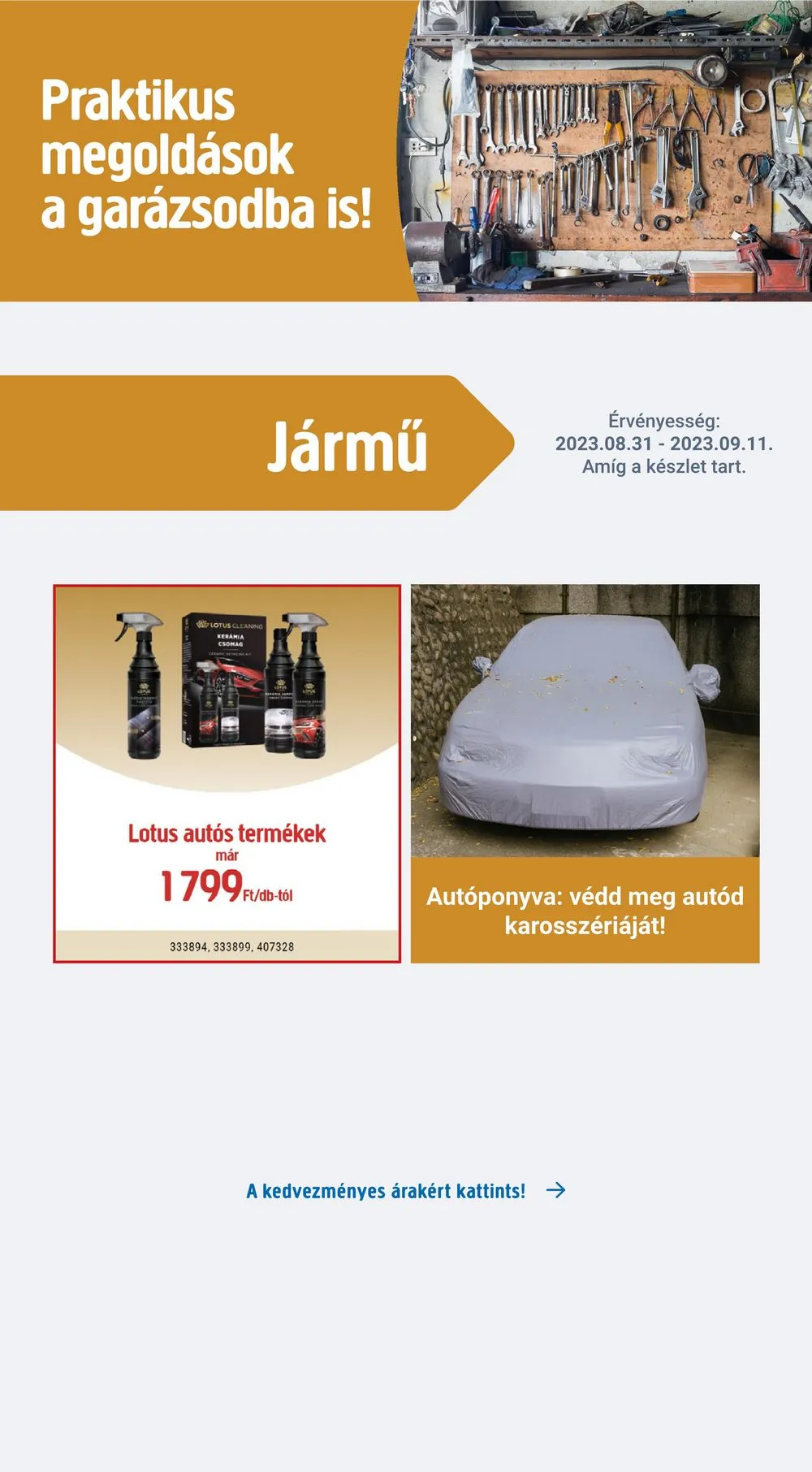 Praktiker akciós újság 08.31–09.11 – 32. oldal
