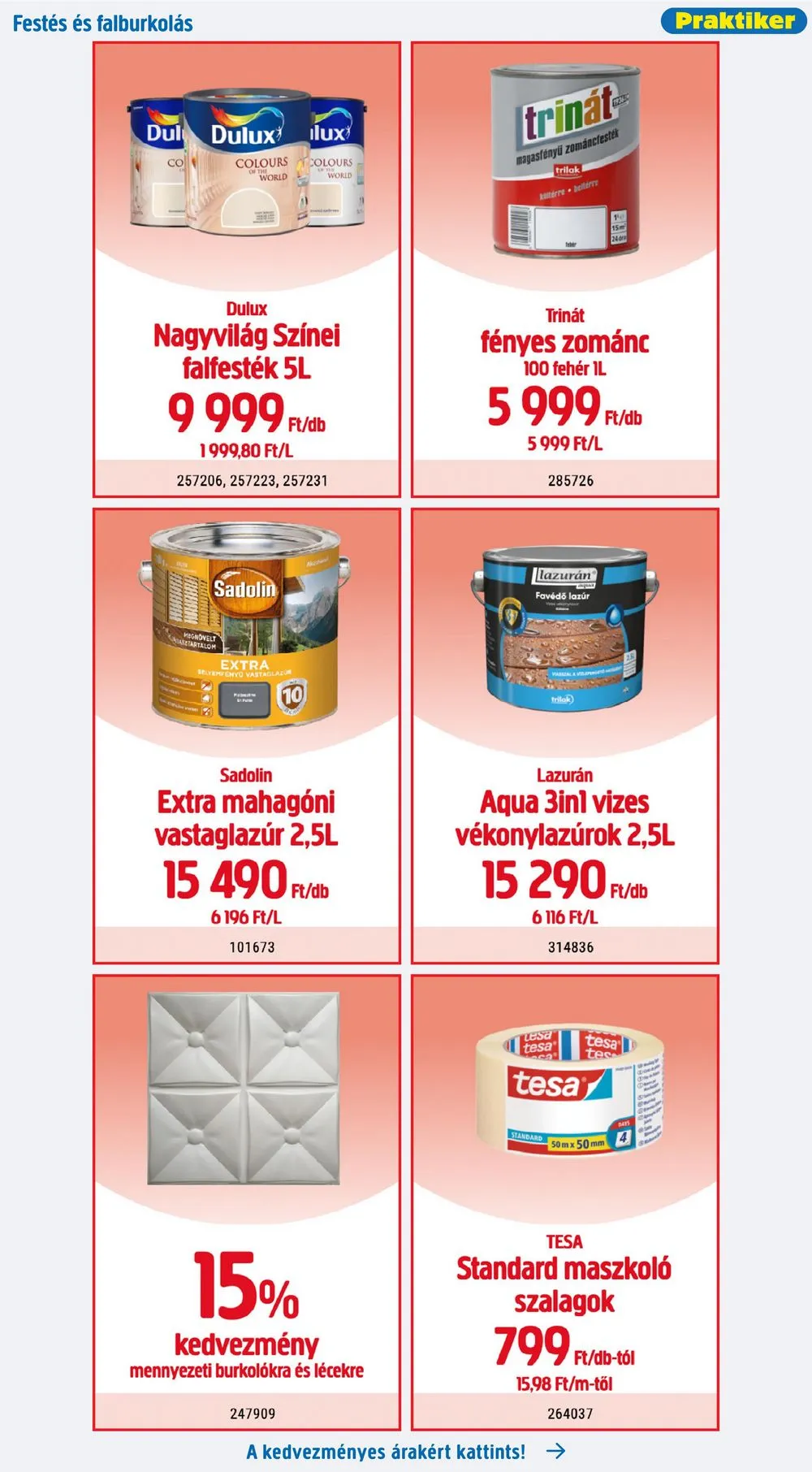 Praktiker akciós újság 09.14–09.25 – 13. oldal