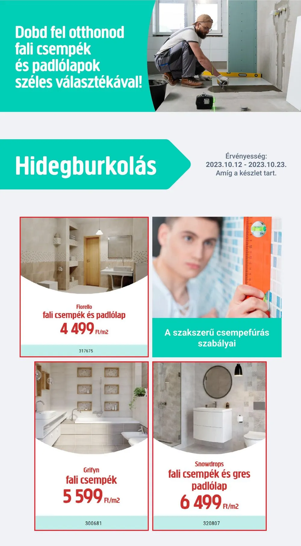Praktiker akciós újság 10.12–10.23 – 12. oldal