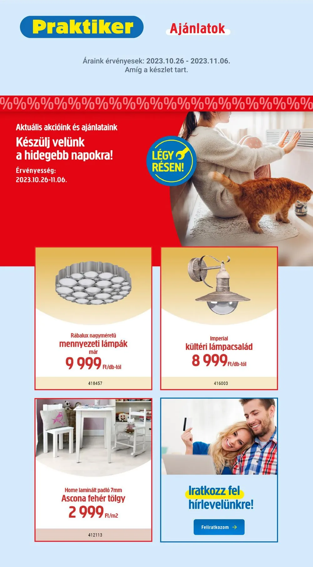 Praktiker akciós újság 10.26–11.06