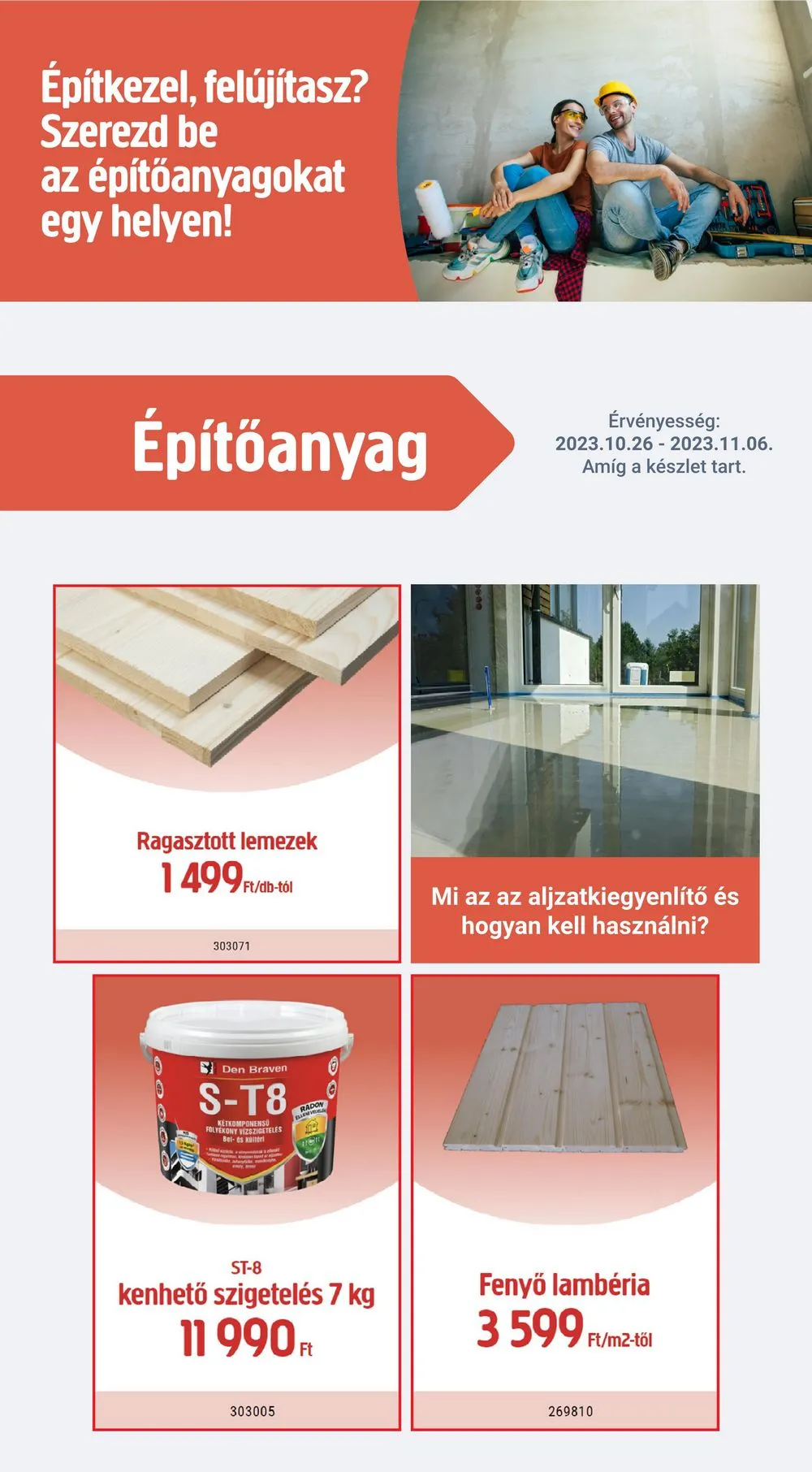 Praktiker akciós újság 10.26–11.06 – 10. oldal