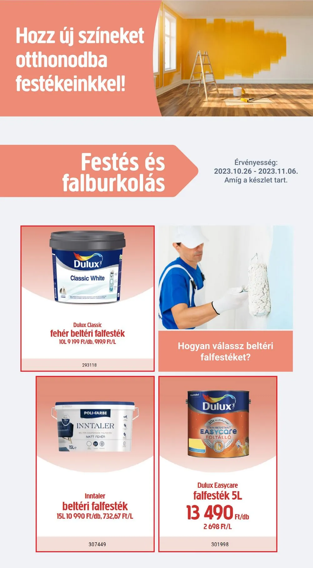 Praktiker akciós újság 10.26–11.06 – 16. oldal