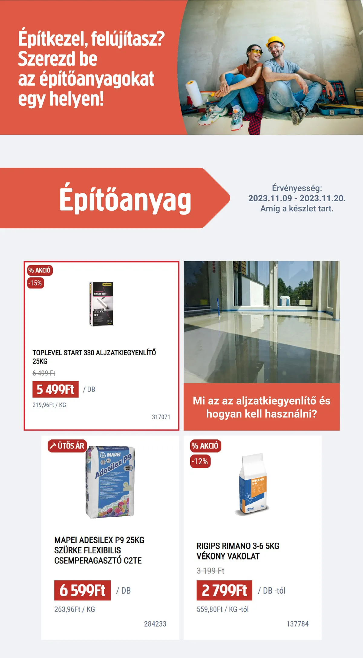 Praktiker akciós újság 11.09–11.20 – 22. oldal