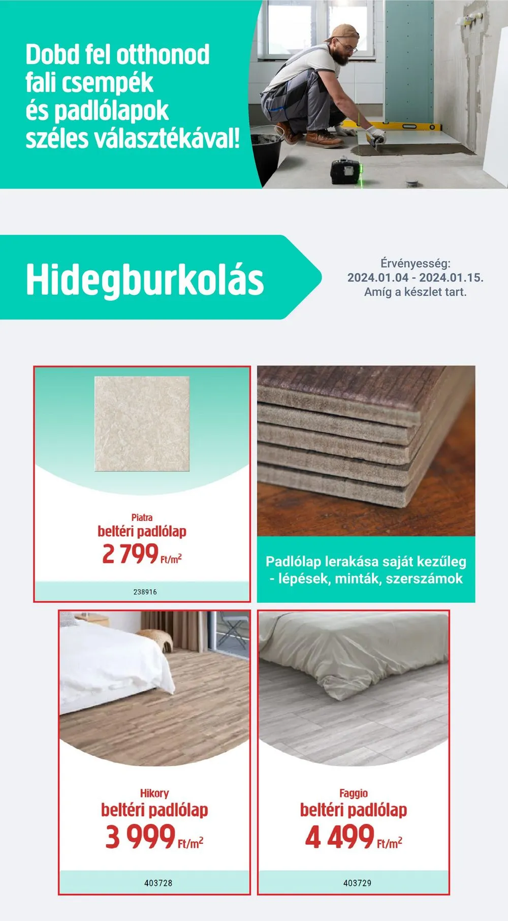 Praktiker akciós újság 01.04–01.15 – 12. oldal