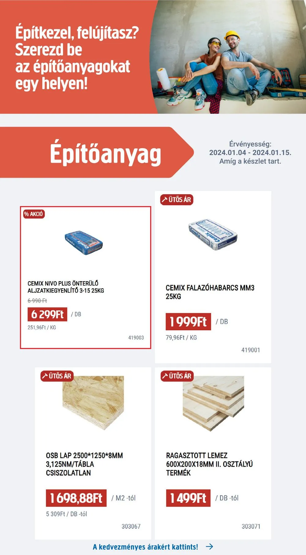 Praktiker akciós újság 01.04–01.15 – 22. oldal