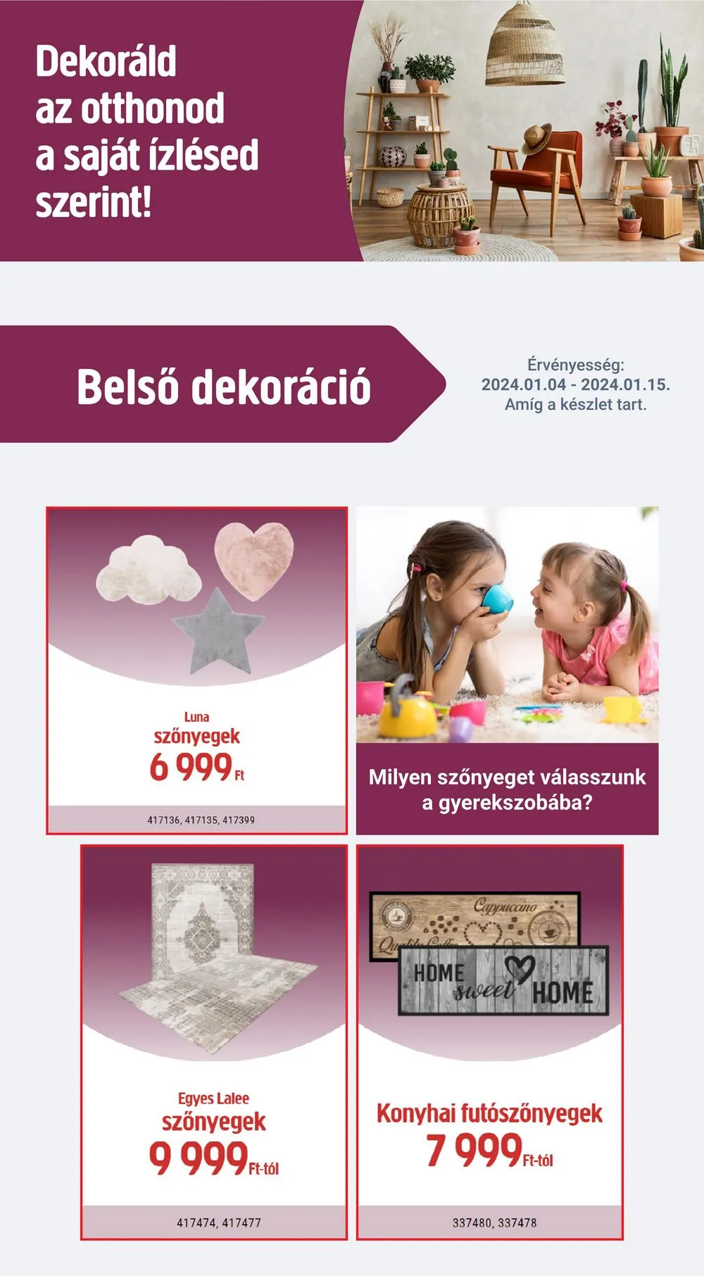 Praktiker akciós újság 01.04–01.15 – 4. oldal