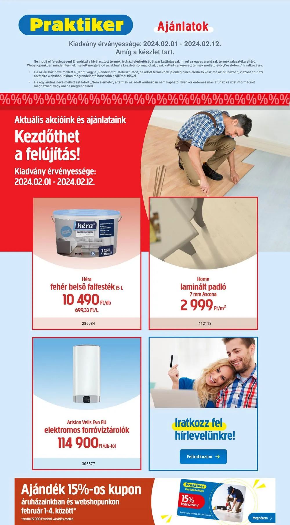 Praktiker akciós újság 02.01–02.12