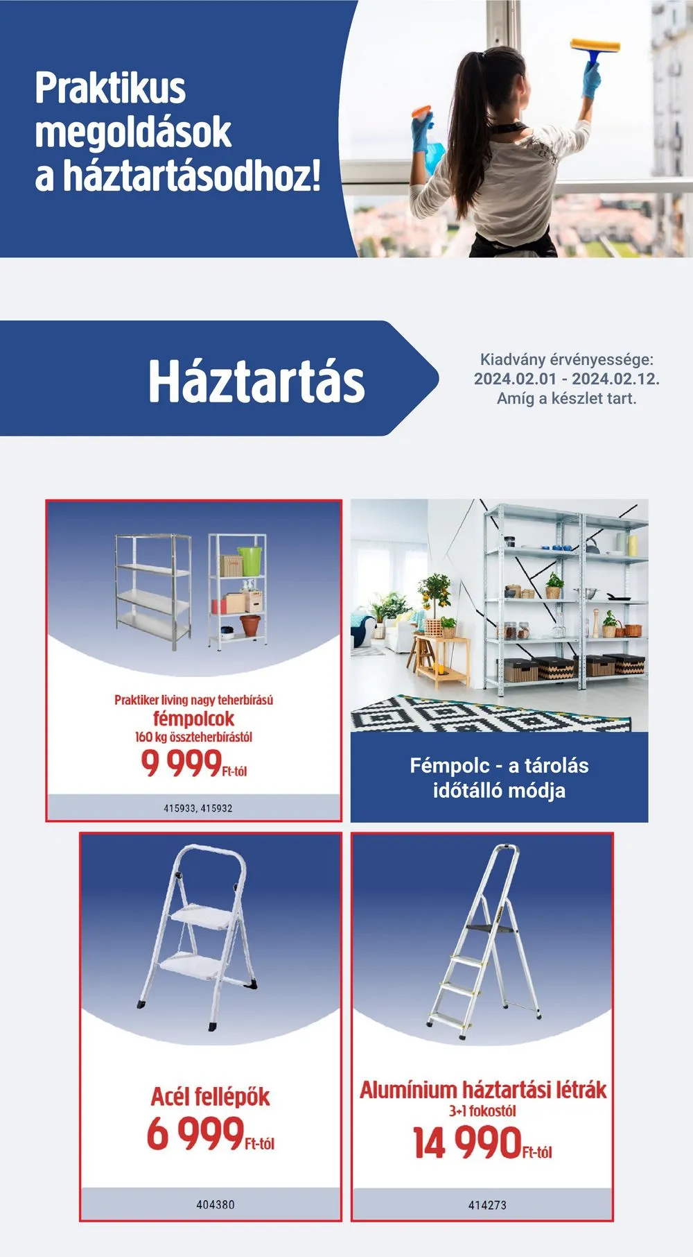 Praktiker akciós újság 02.01–02.12 – 12. oldal