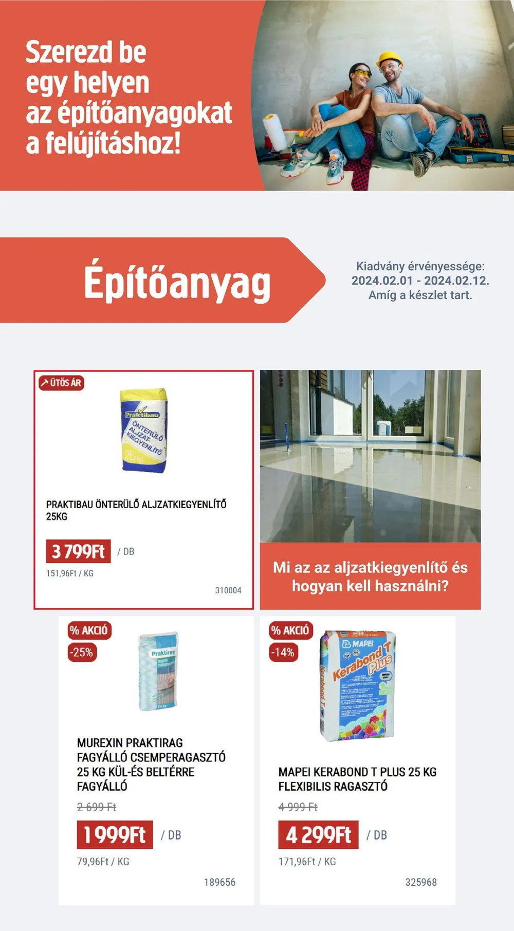 Praktiker akciós újság 02.01–02.12 – 18. oldal