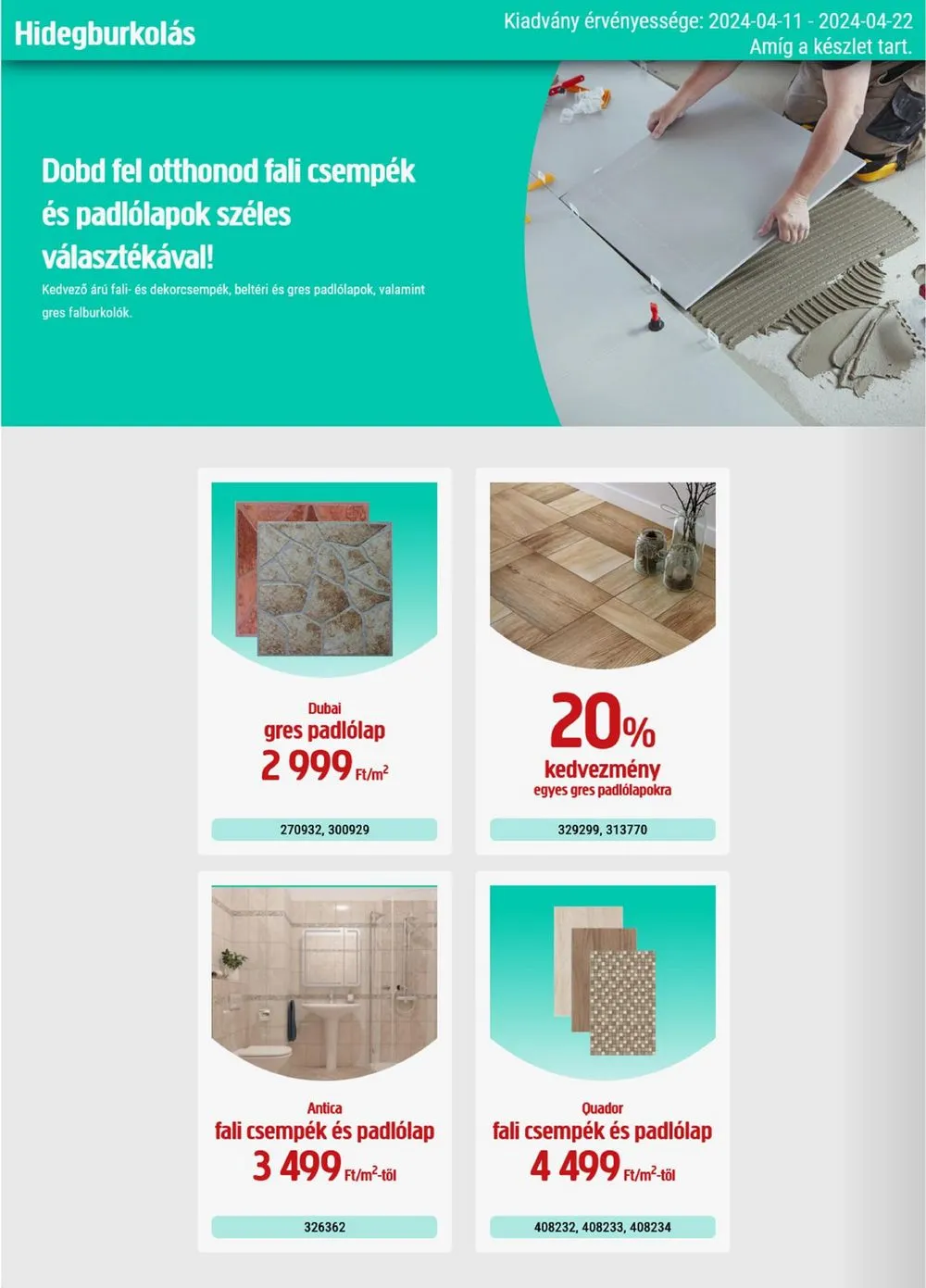 Praktiker akciós újság 04.11–04.22 – 10. oldal