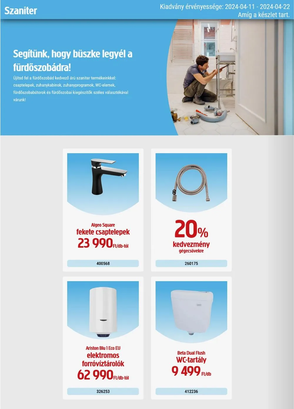 Praktiker akciós újság 04.11–04.22 – 4. oldal