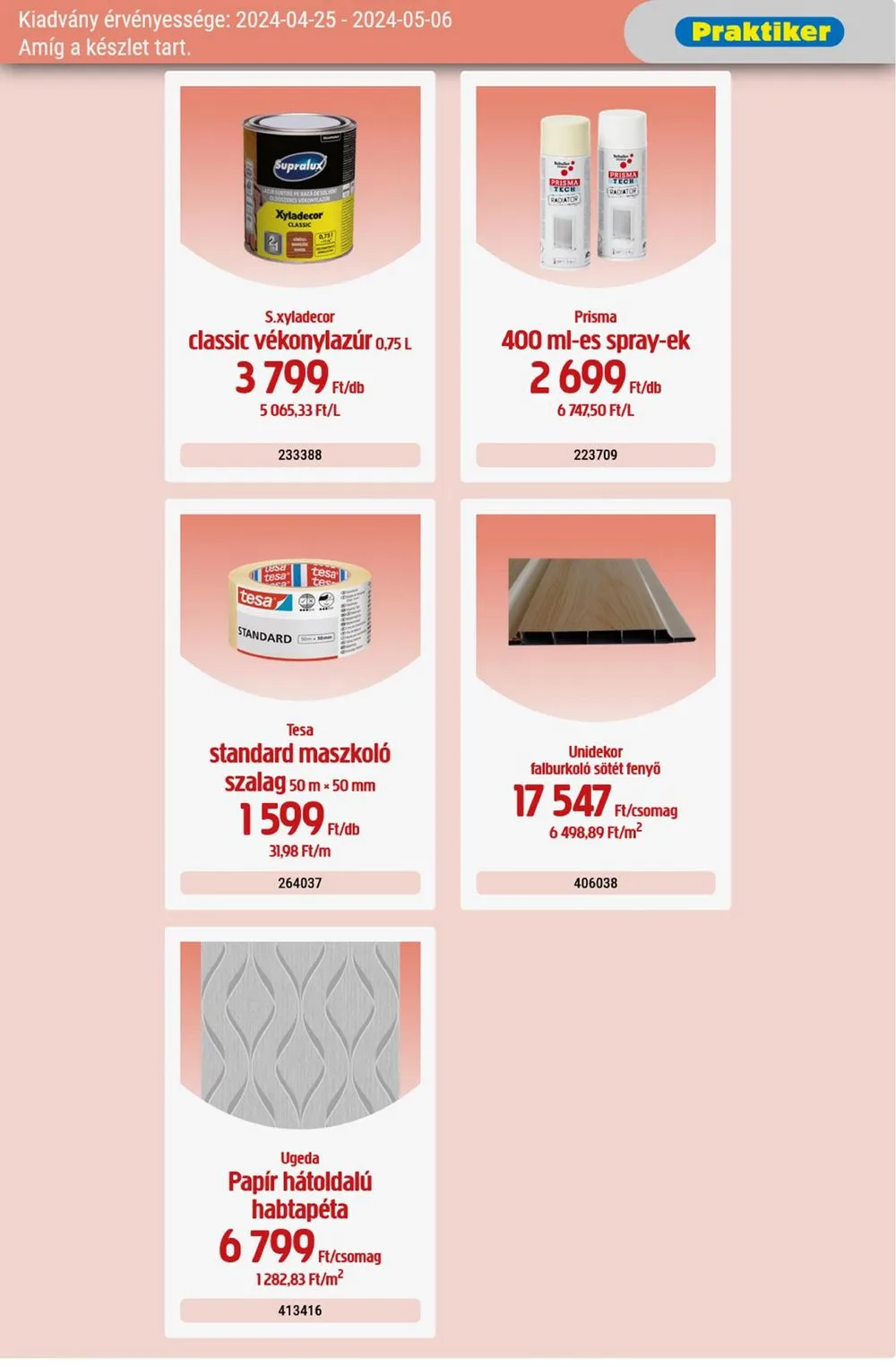 Praktiker akciós újság 04.25–05.06 – 15. oldal