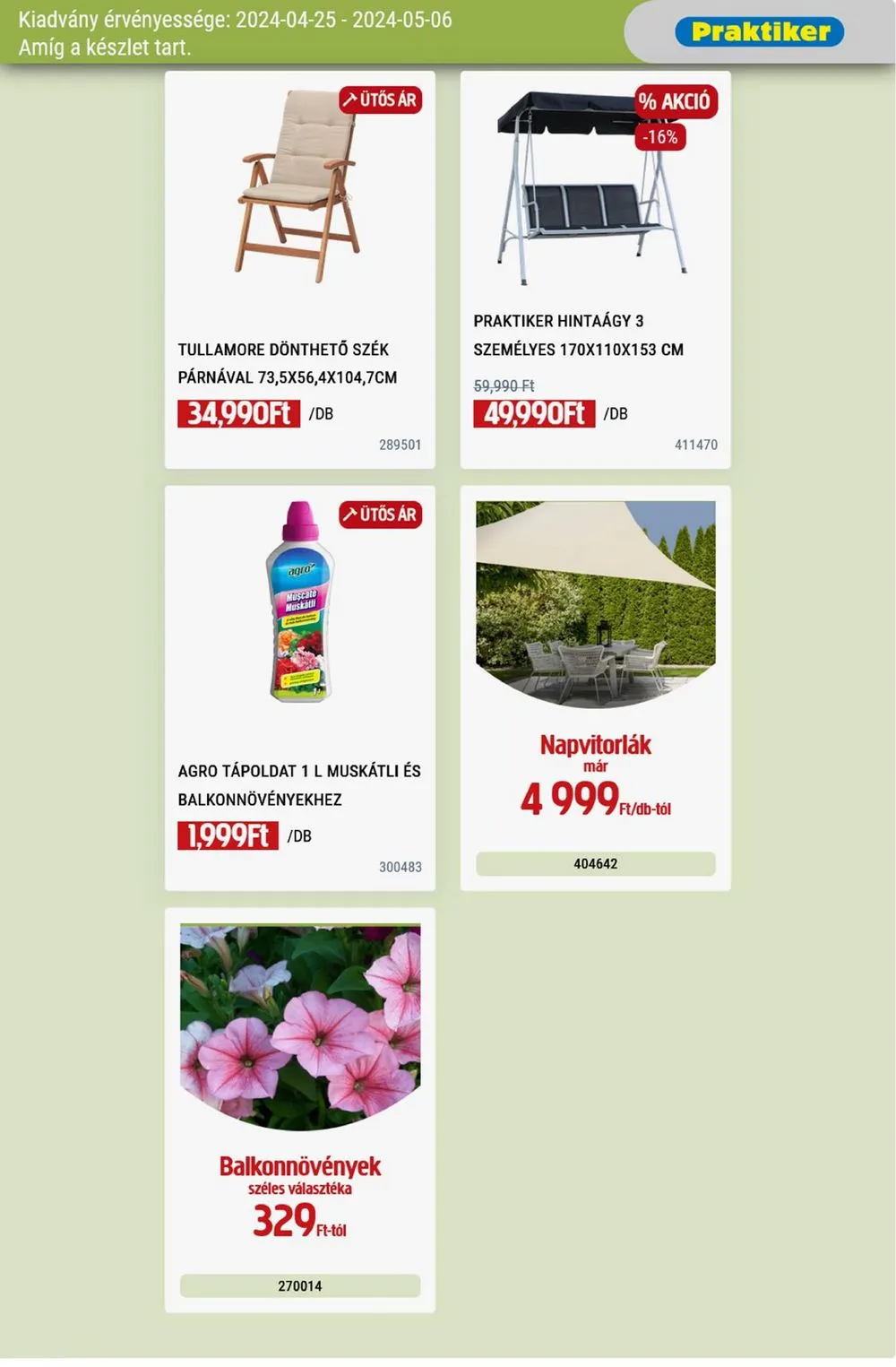 Praktiker akciós újság 04.25–05.06 – 23. oldal