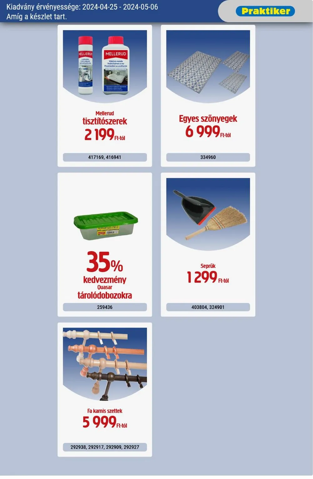 Praktiker akciós újság 04.25–05.06 – 29. oldal