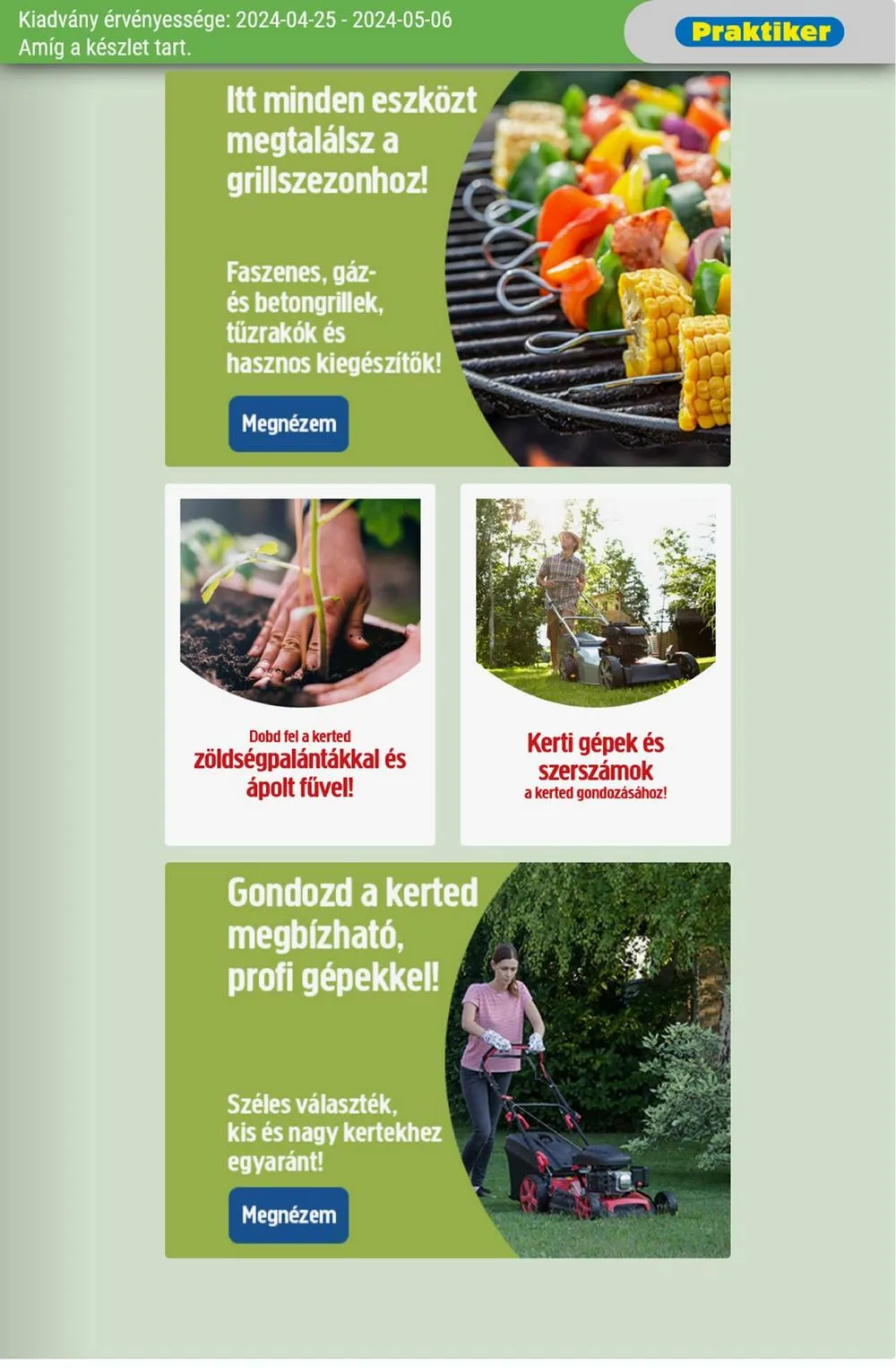 Praktiker akciós újság 04.25–05.06 – 3. oldal