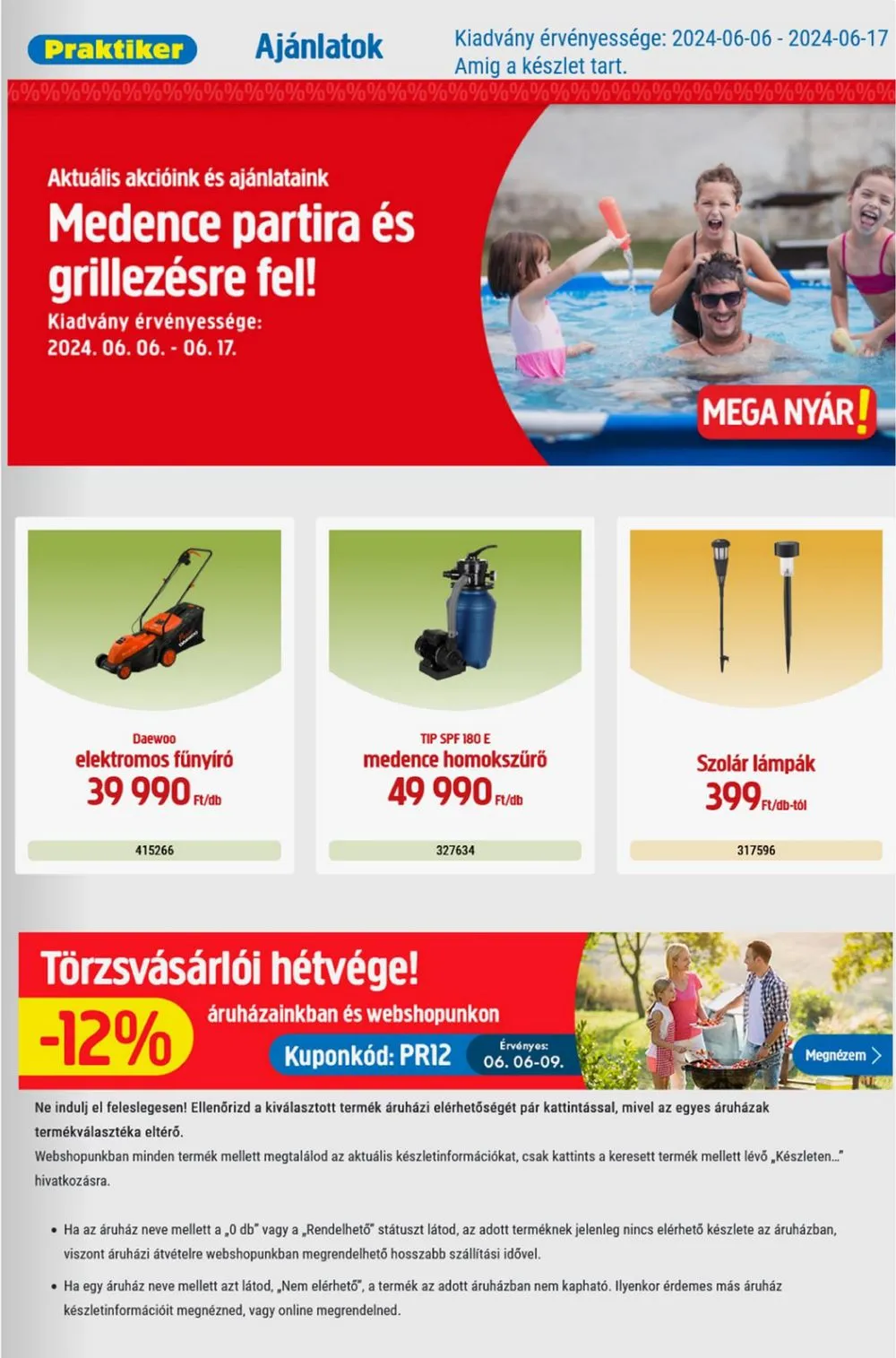 Praktiker akciós újság 06.06–06.17