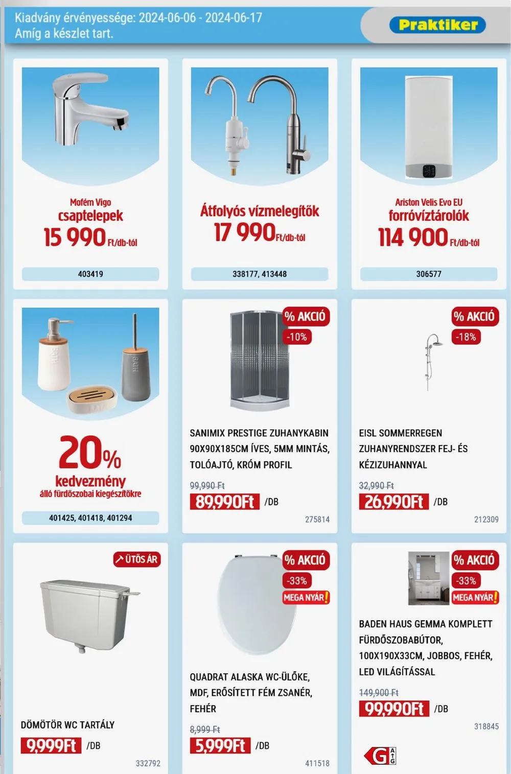 Praktiker akciós újság 06.06–06.17 – 13. oldal
