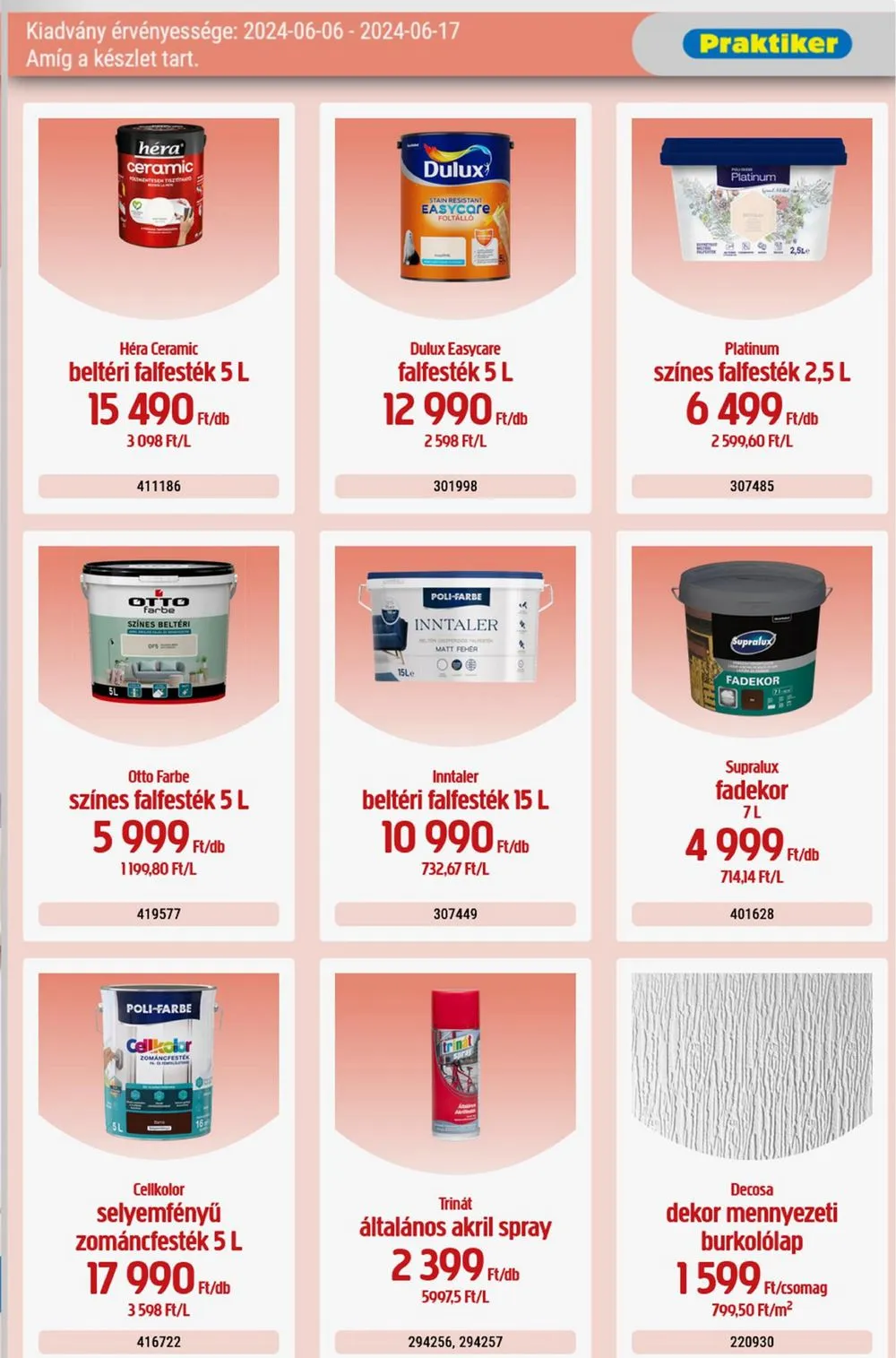 Praktiker akciós újság 06.06–06.17 – 5. oldal