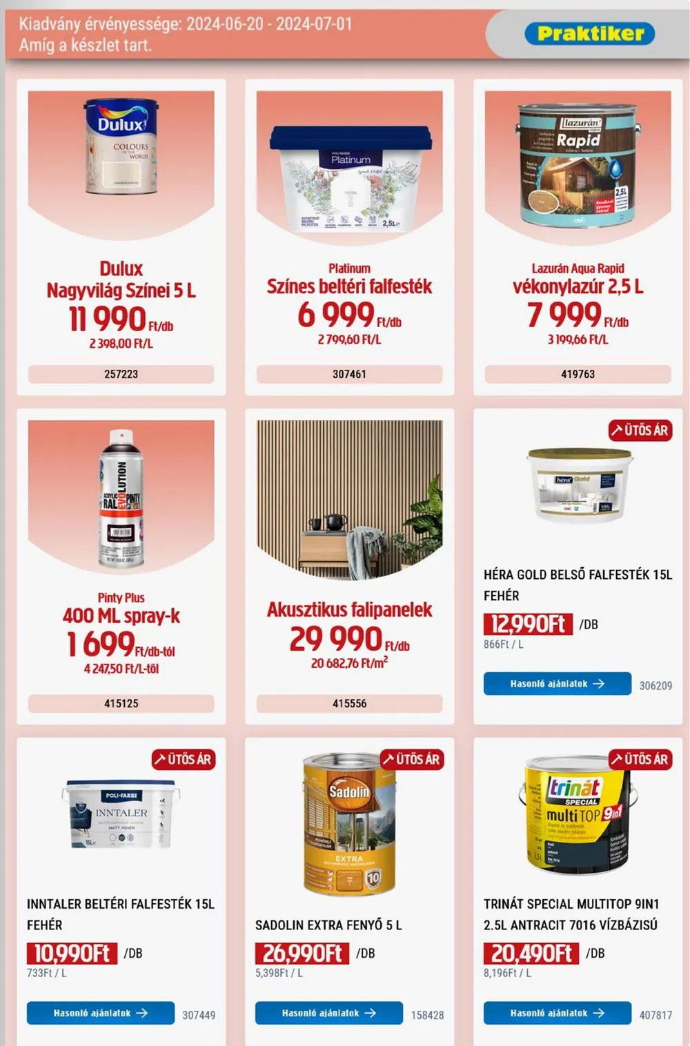 Praktiker akciós újság 06.20–07.01 – 5. oldal