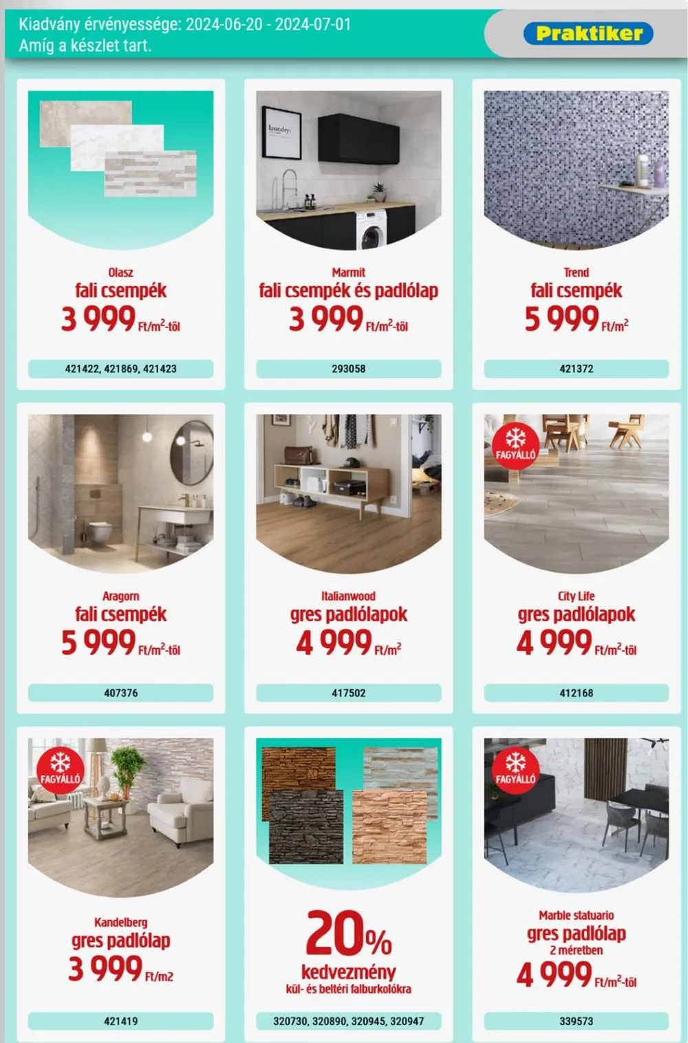 Praktiker akciós újság 06.20–07.01 – 9. oldal
