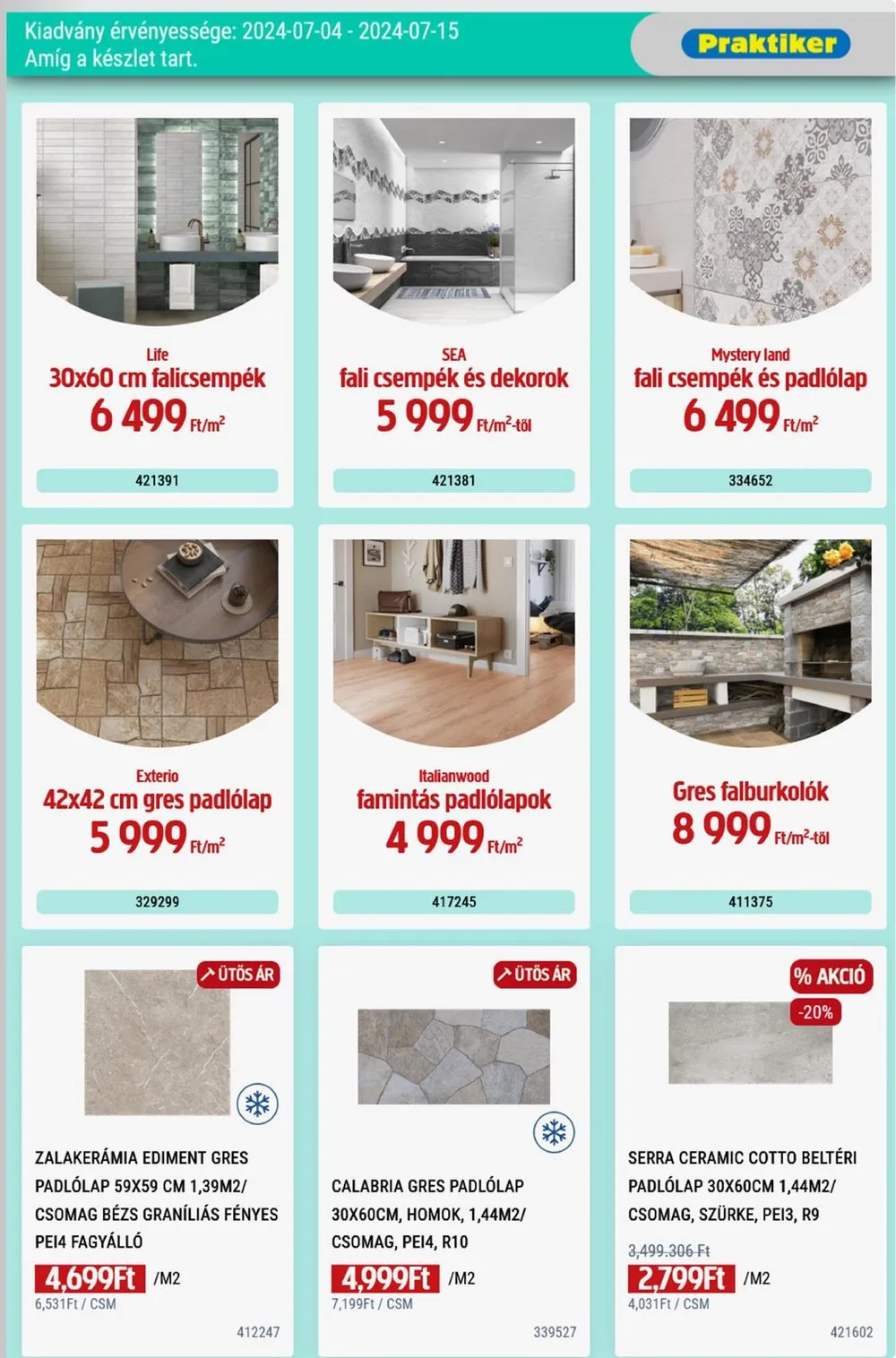 Praktiker akciós újság 07.04–07.15 – 13. oldal