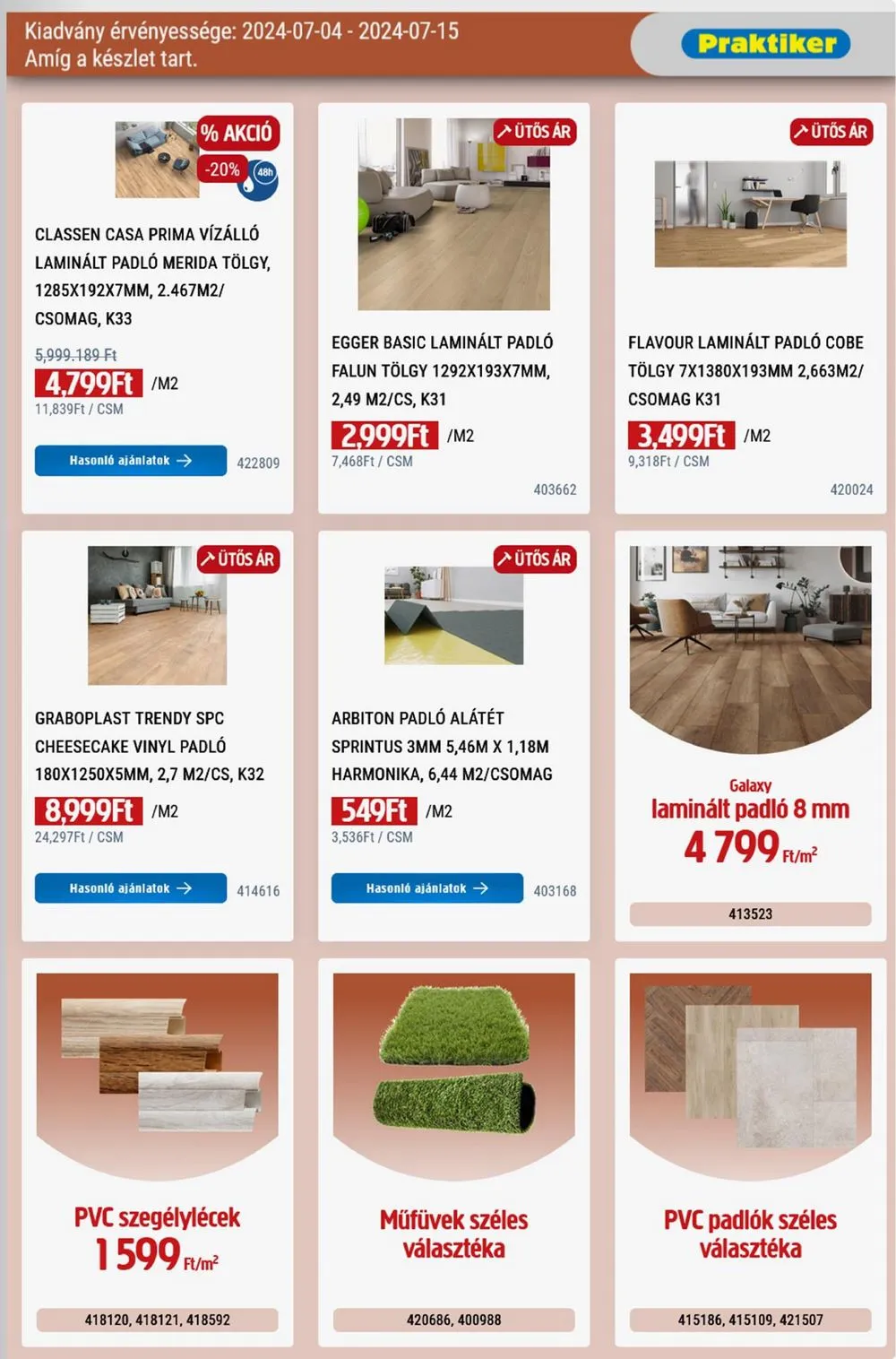 Praktiker akciós újság 07.04–07.15 – 15. oldal