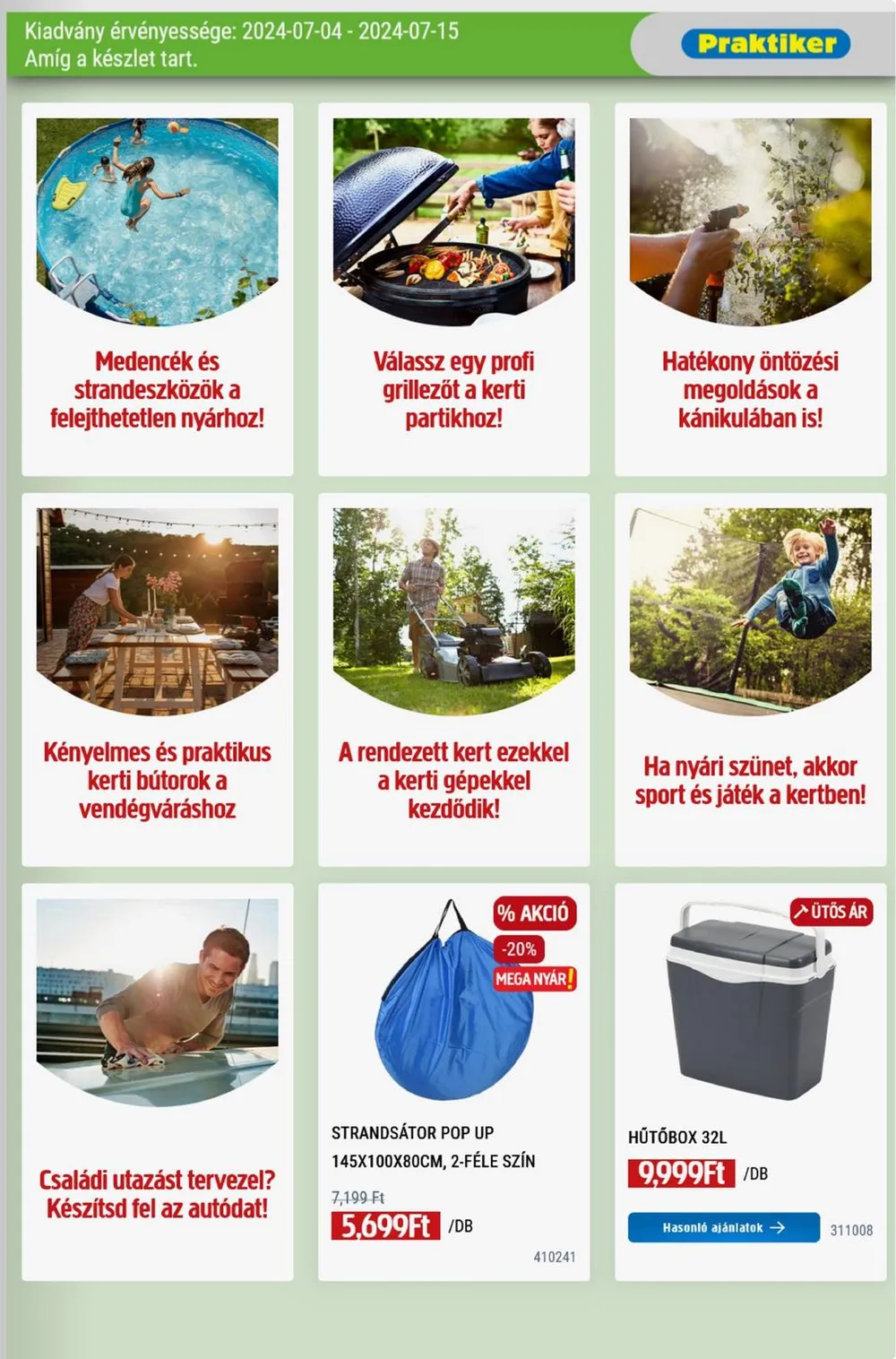 Praktiker akciós újság 07.04–07.15 – 3. oldal