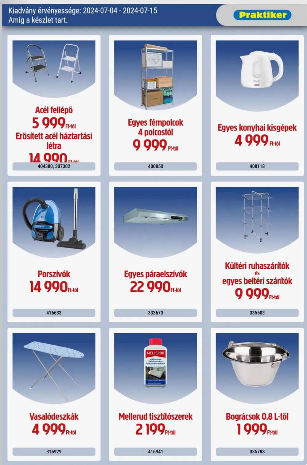 Praktiker akciós újság 07.04–07.15 – 33. oldal