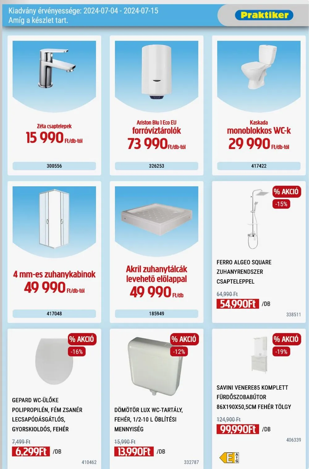 Praktiker akciós újság 07.04–07.15 – 7. oldal