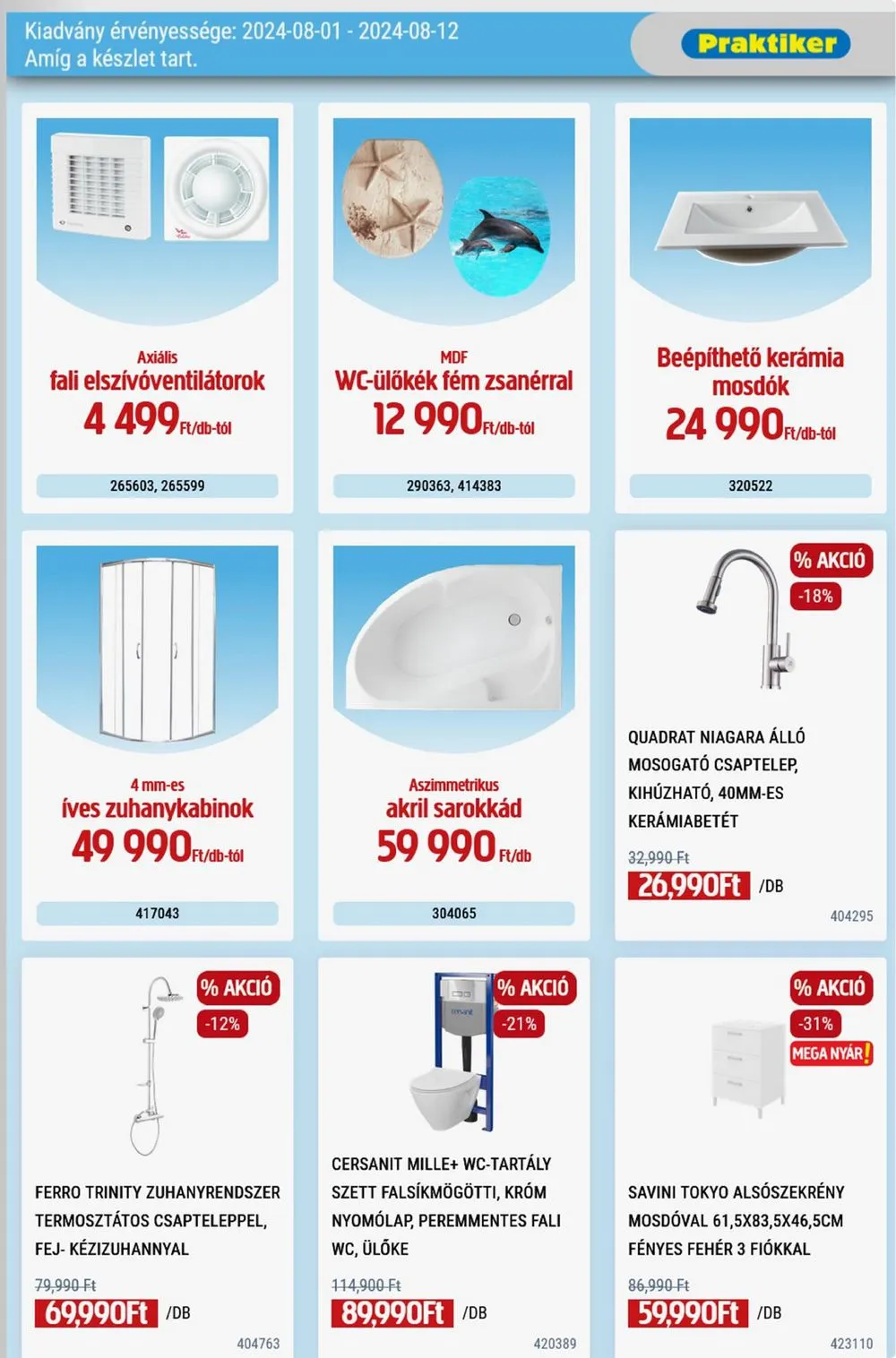 Praktiker akciós újság 08.01–08.12 – 21. oldal