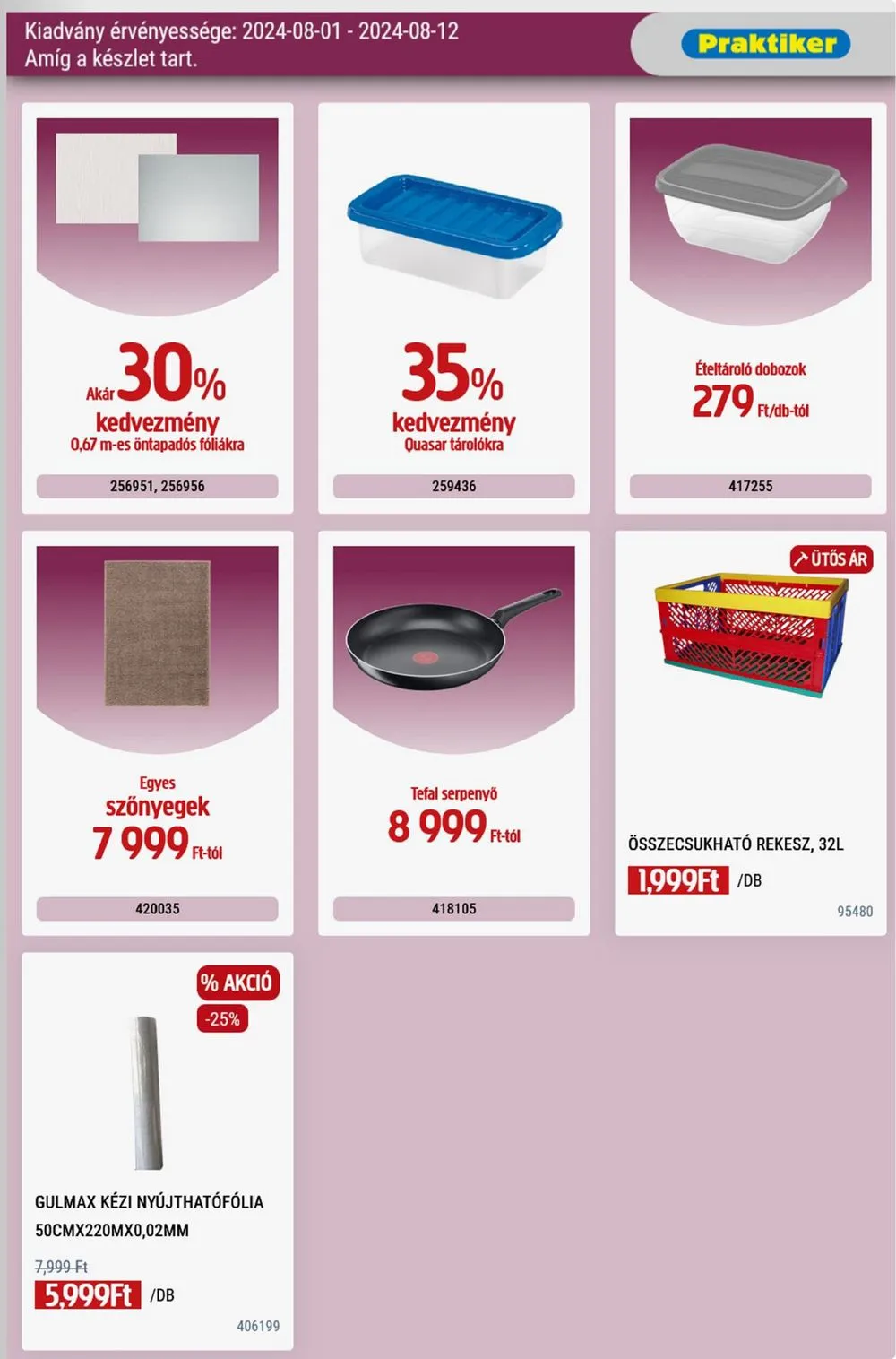 Praktiker akciós újság 08.01–08.12 – 35. oldal